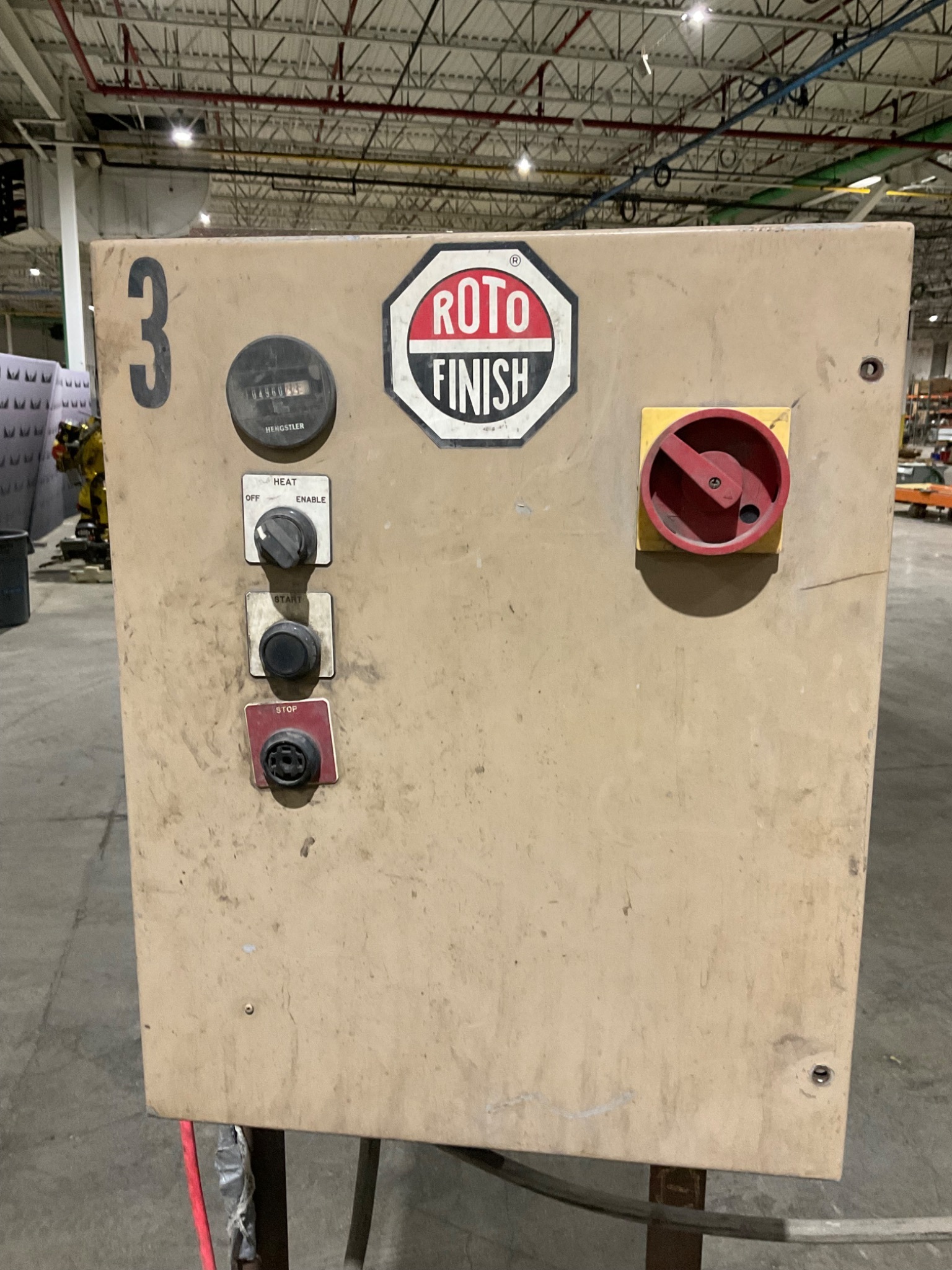 ROTO FINISH INDUSTRIAL VIBRATORY FINISHER ER SERIES USED 17