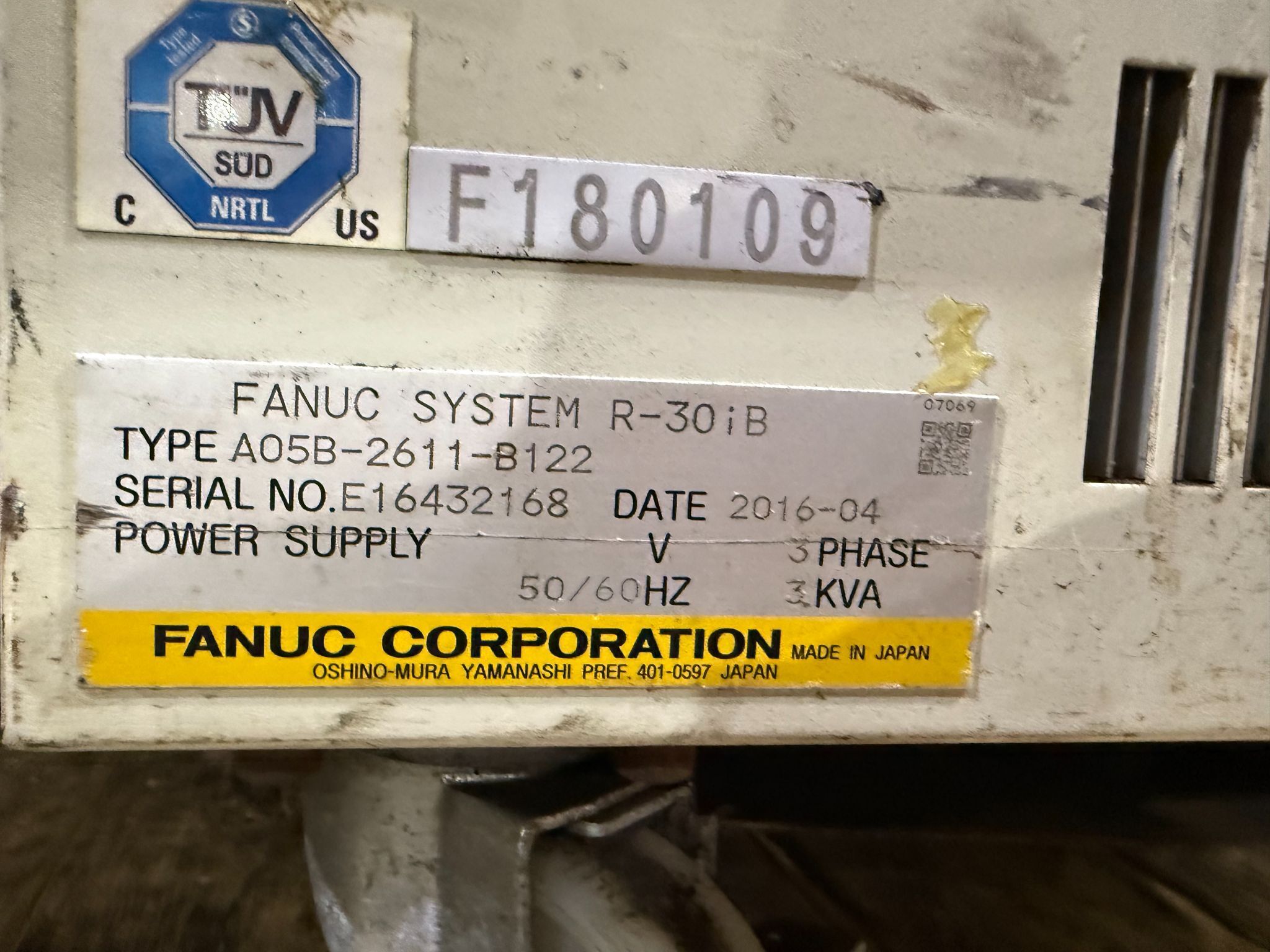 FANUC R-30iB "ArcMate 120iC" Controller USED 4
