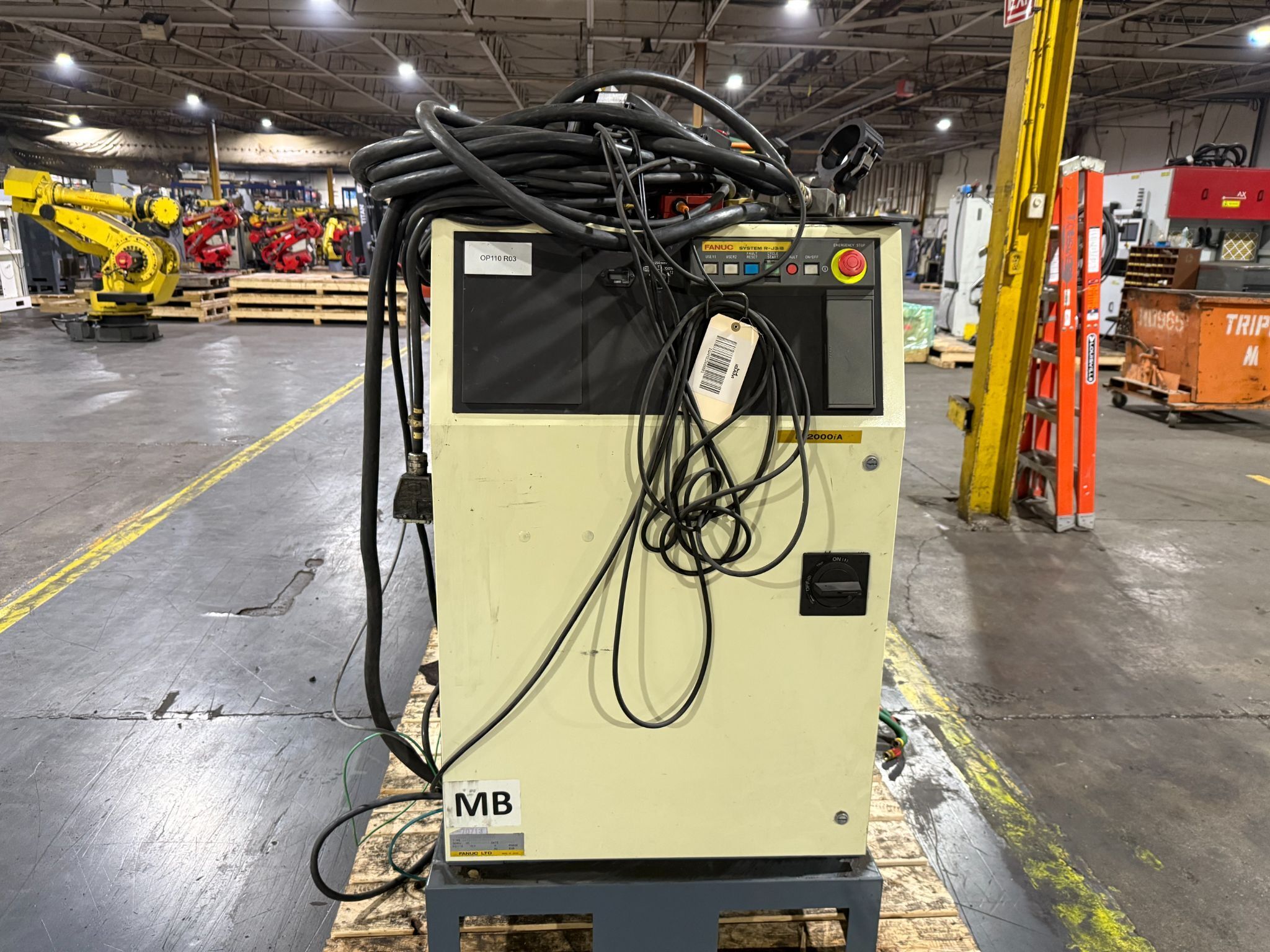 FANUC R-2000iA/210F Complete w/ R-J3iB Controls USED 3