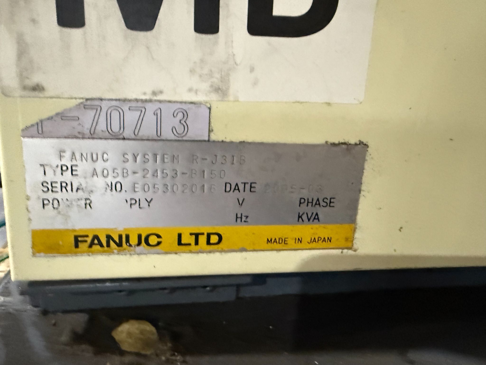 FANUC R-2000iA/210F Complete w/ R-J3iB Controls USED 5