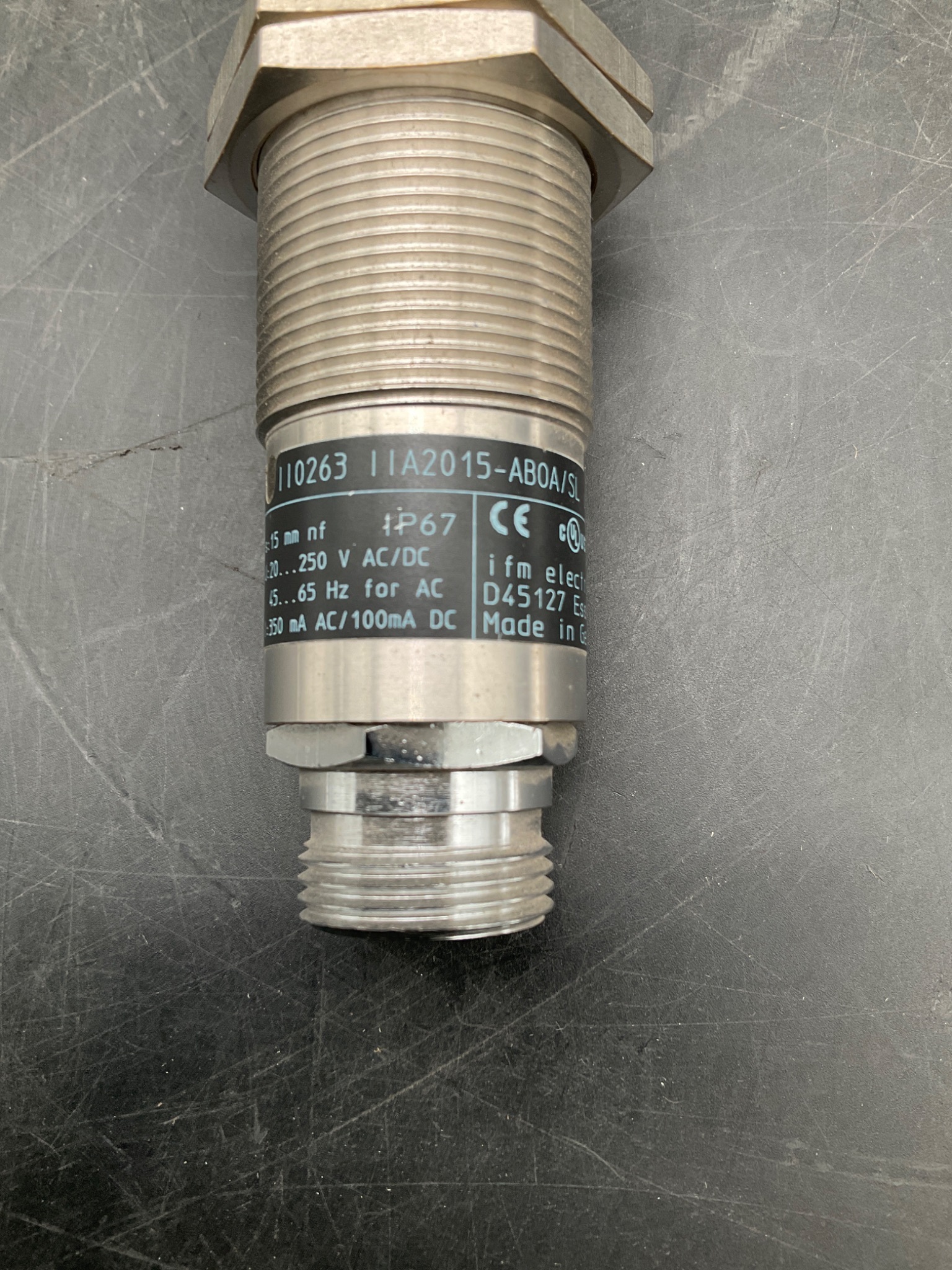 IFM II0263 Proximity Switch IIA2015-AB0A/SL USED 3