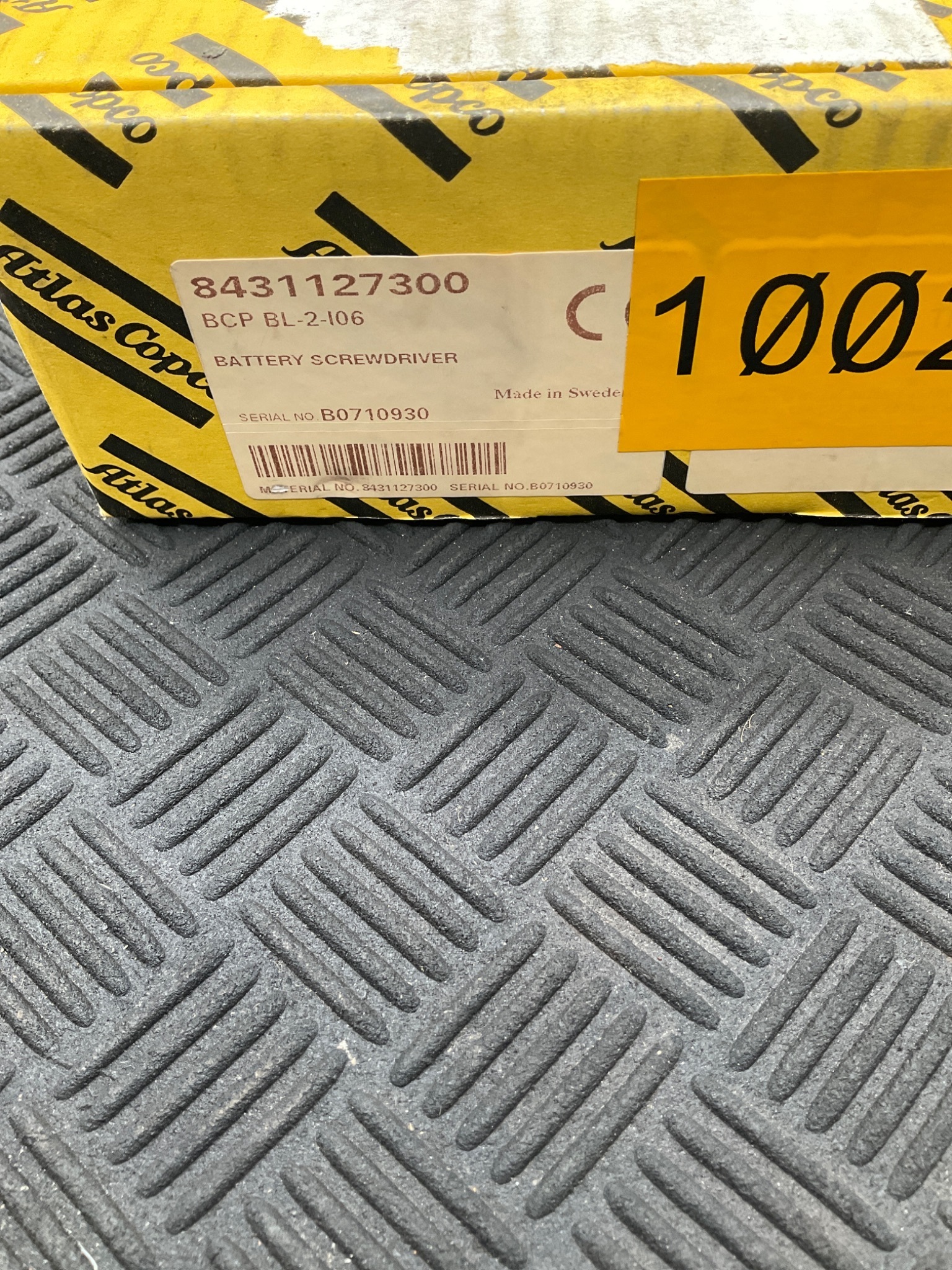 ATLAS COPCO BCP BL‑2‑I06 Battery Screwdriver 8431127300 NEW 3