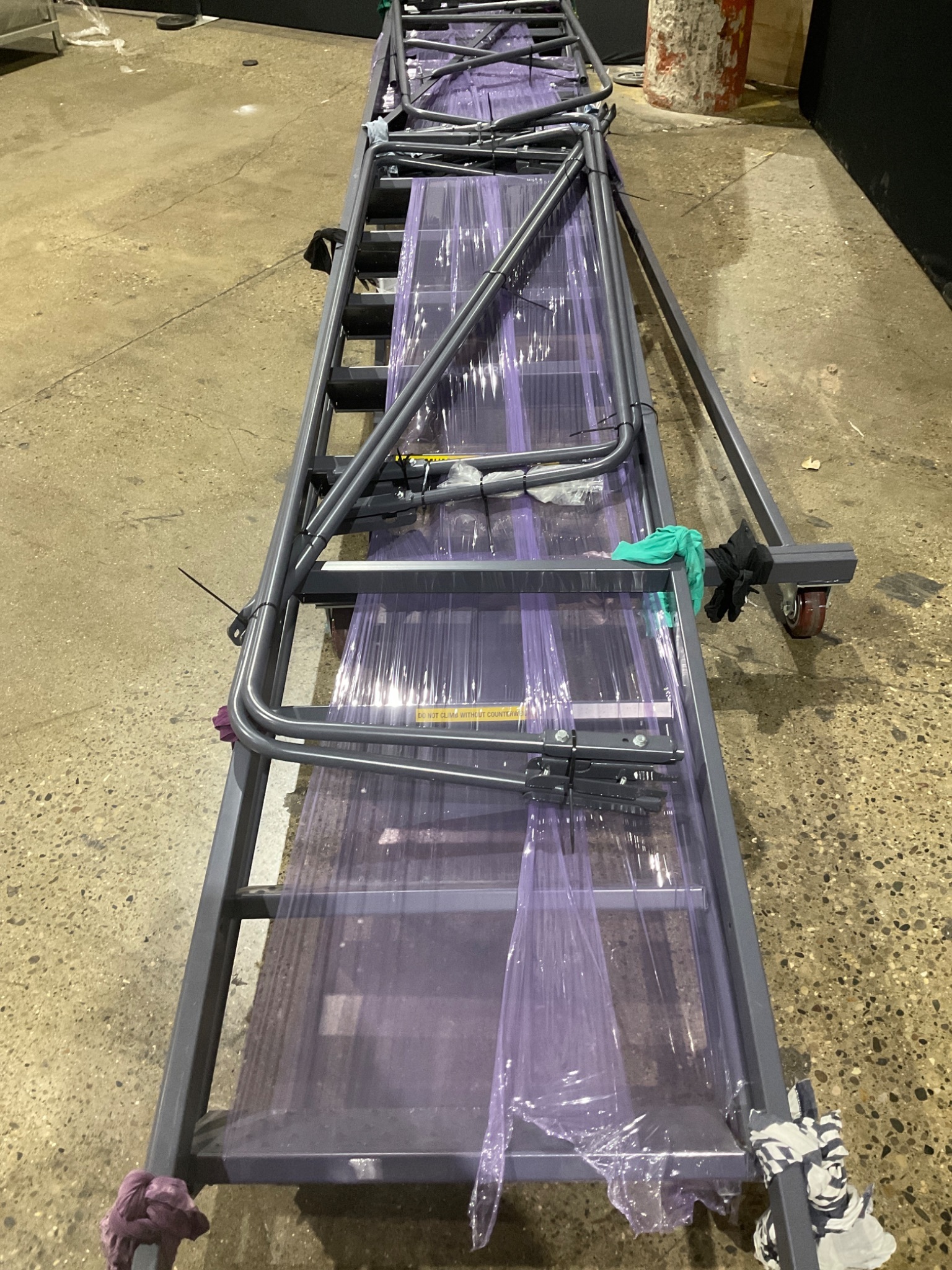 BALLYMORE ROLLING LADDER AND WORK PLATFORM USED 1
