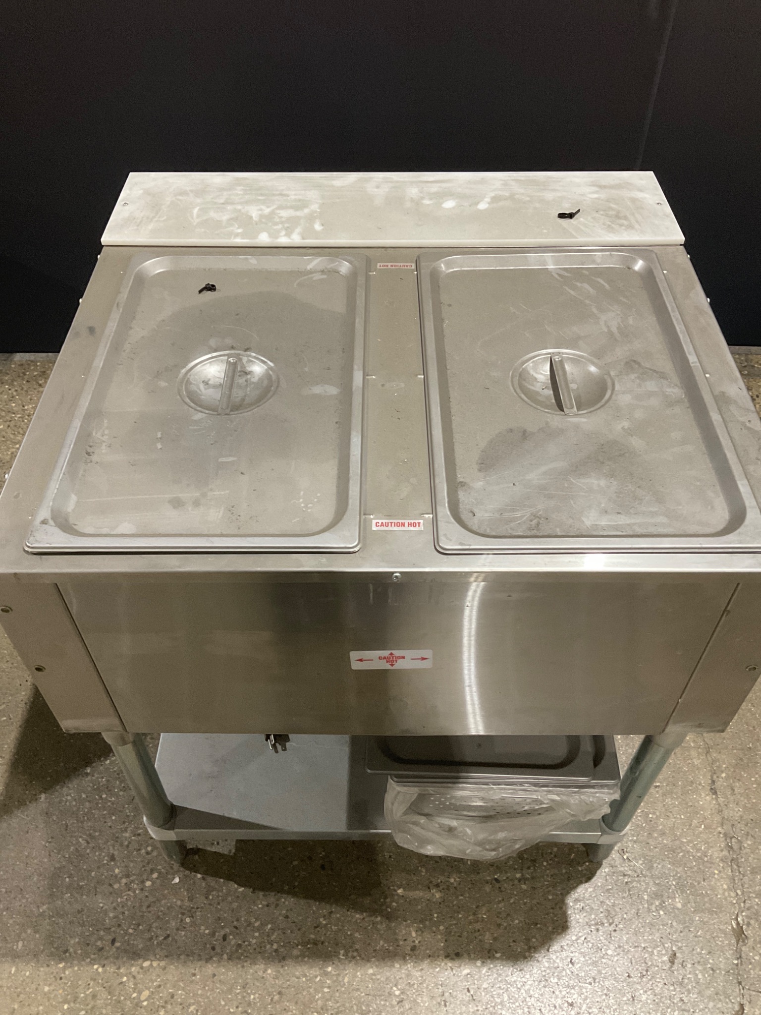 Commercial 2-Pot Electric Steam Table USED 1