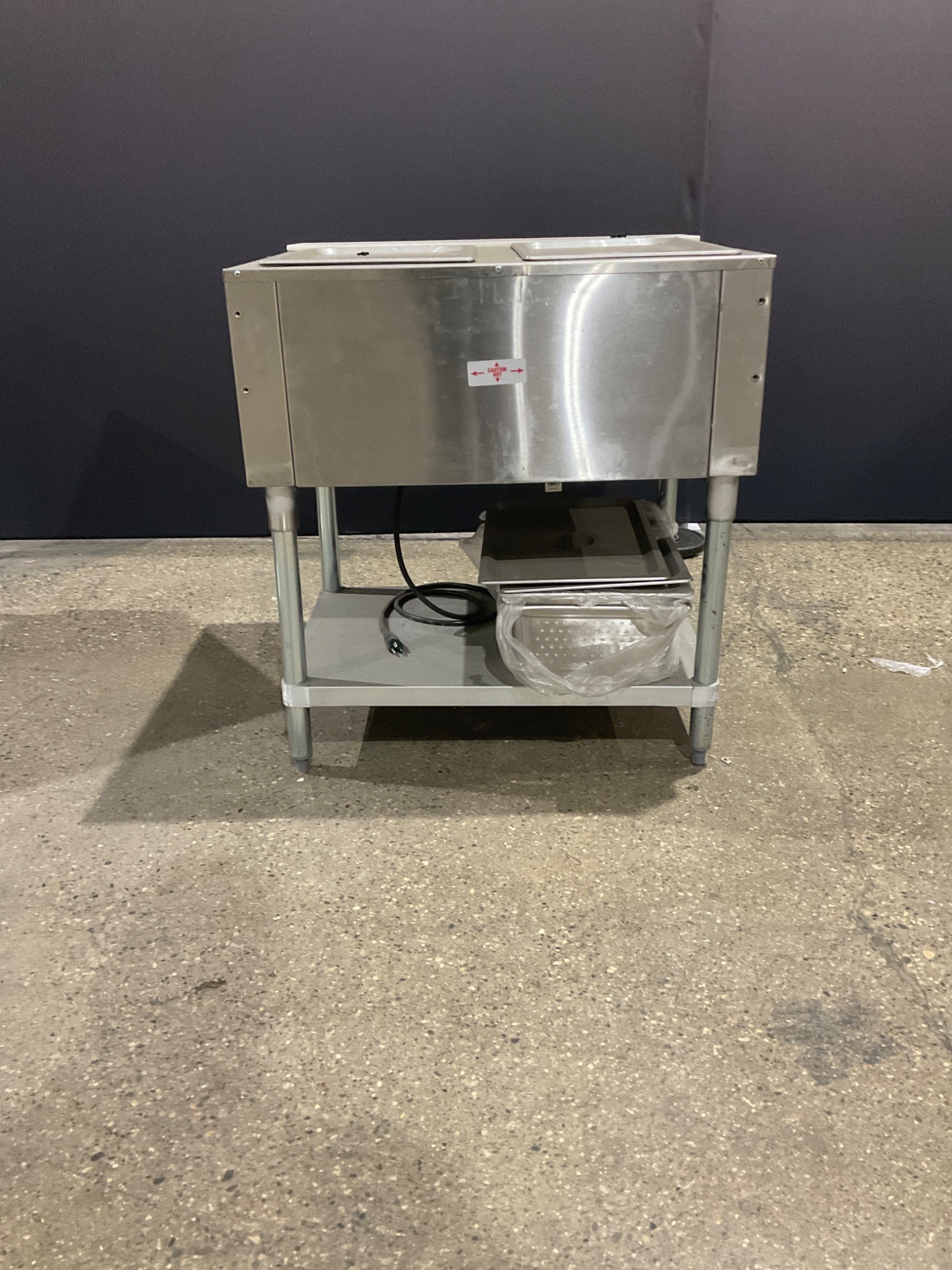 Commercial 2-Pot Electric Steam Table USED 2