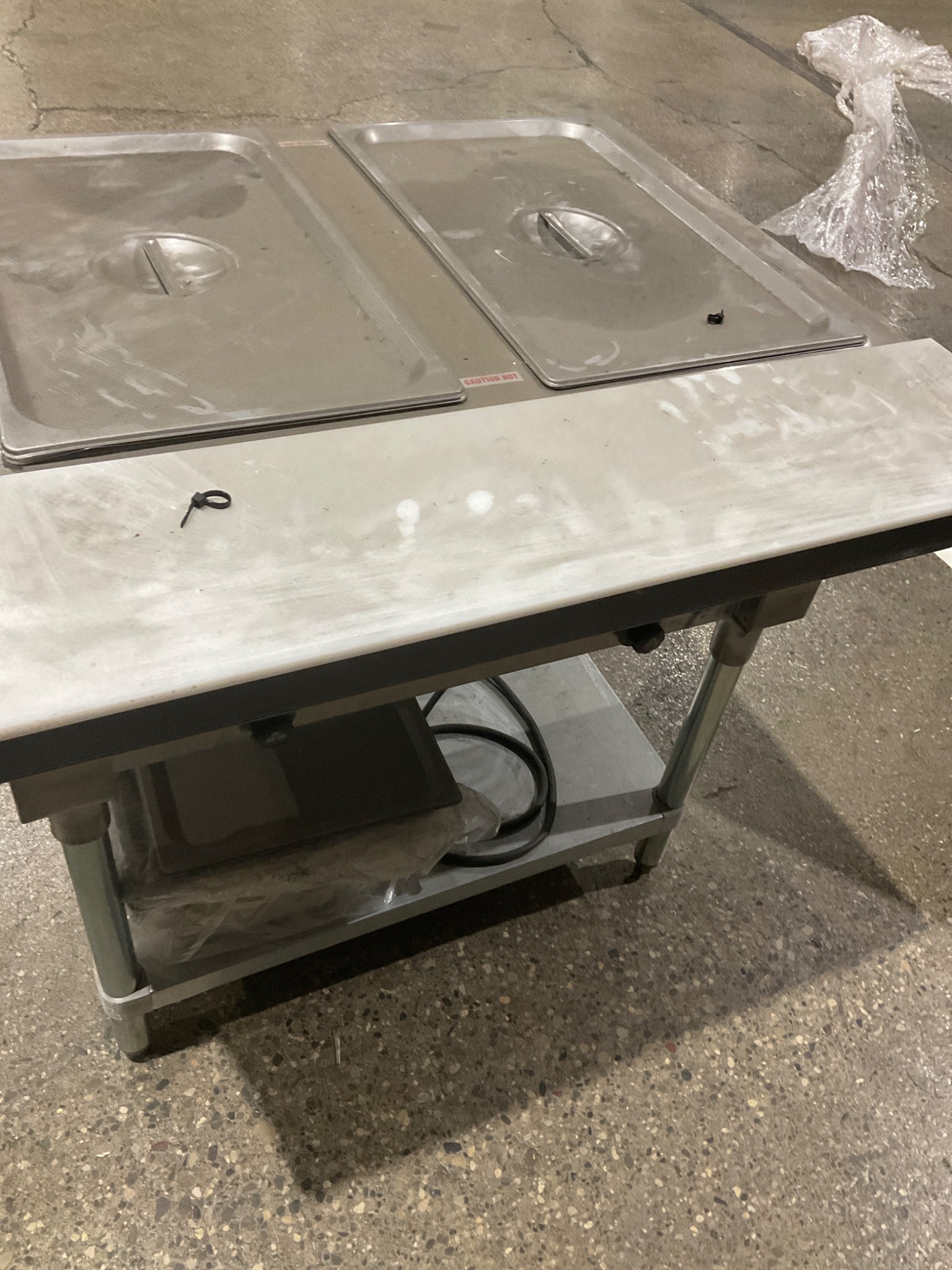 Commercial 2-Pot Electric Steam Table USED 4