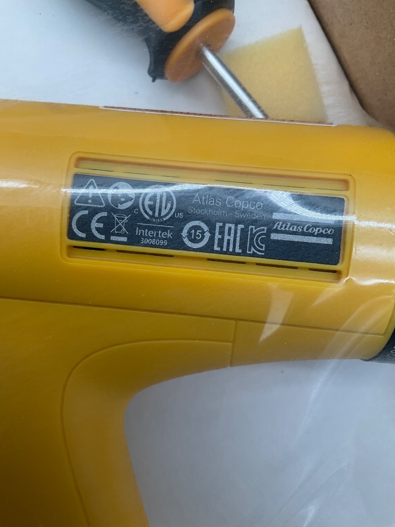ATLAS COPCO BCP BL‑2‑I06 Battery Screwdriver 8431127300 NEW 3