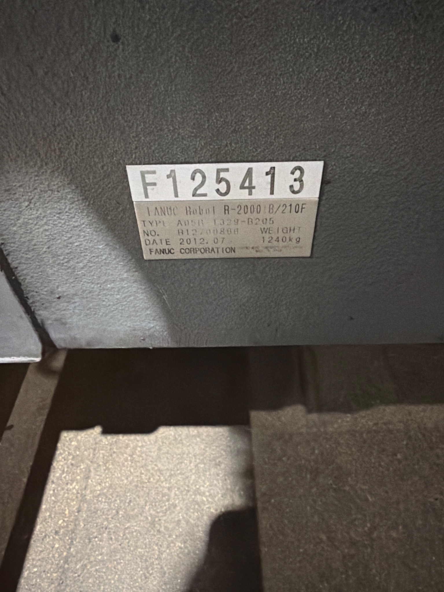 FANUC R-2000iB/210F Complete w/ R-30iB Controls USED 3