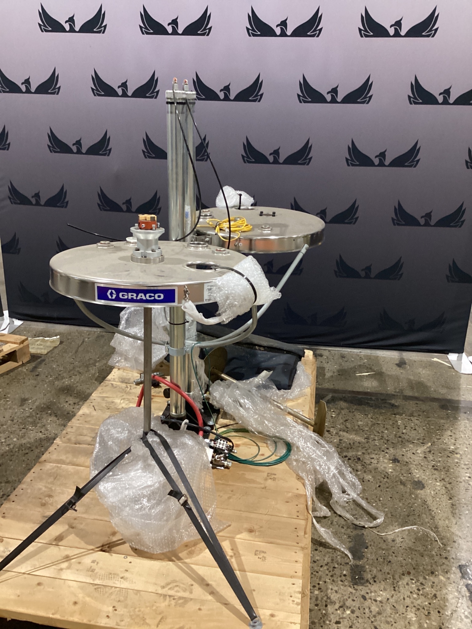 GRACO 25A600 DRUM AGITATOR PACKAGE 100 PSI MAX AIR USED 0