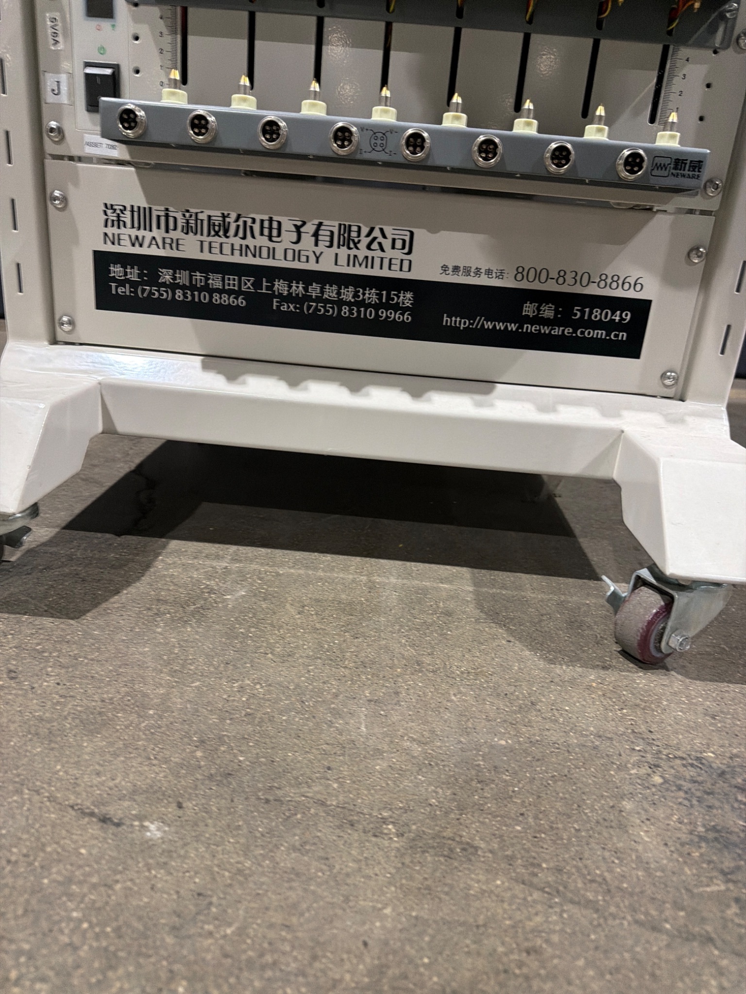 NEWARE CT‑4008T‑5V6A‑S1‑U 10-Module Battery Test System USED 4