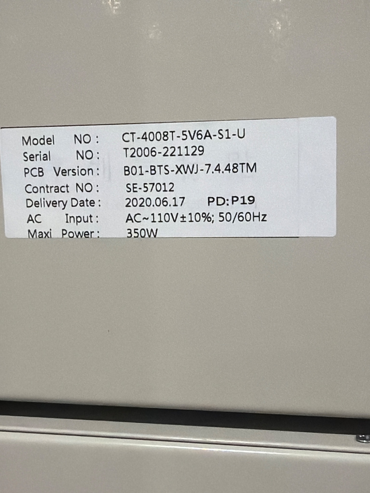 NEWARE CT‑4008T‑5V6A‑S1‑U 10-Module Battery Test System USED 7