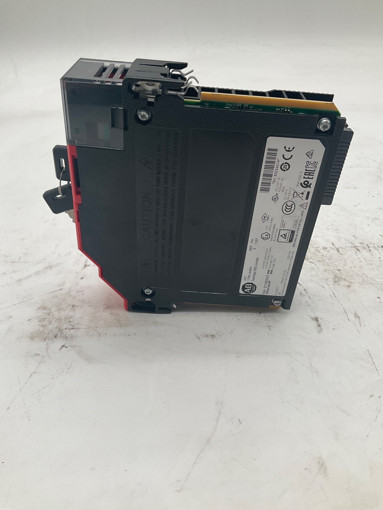 ALLEN BRADLEY 1756‑L84ES GuardLogix 5580 Safety Controller USED 3