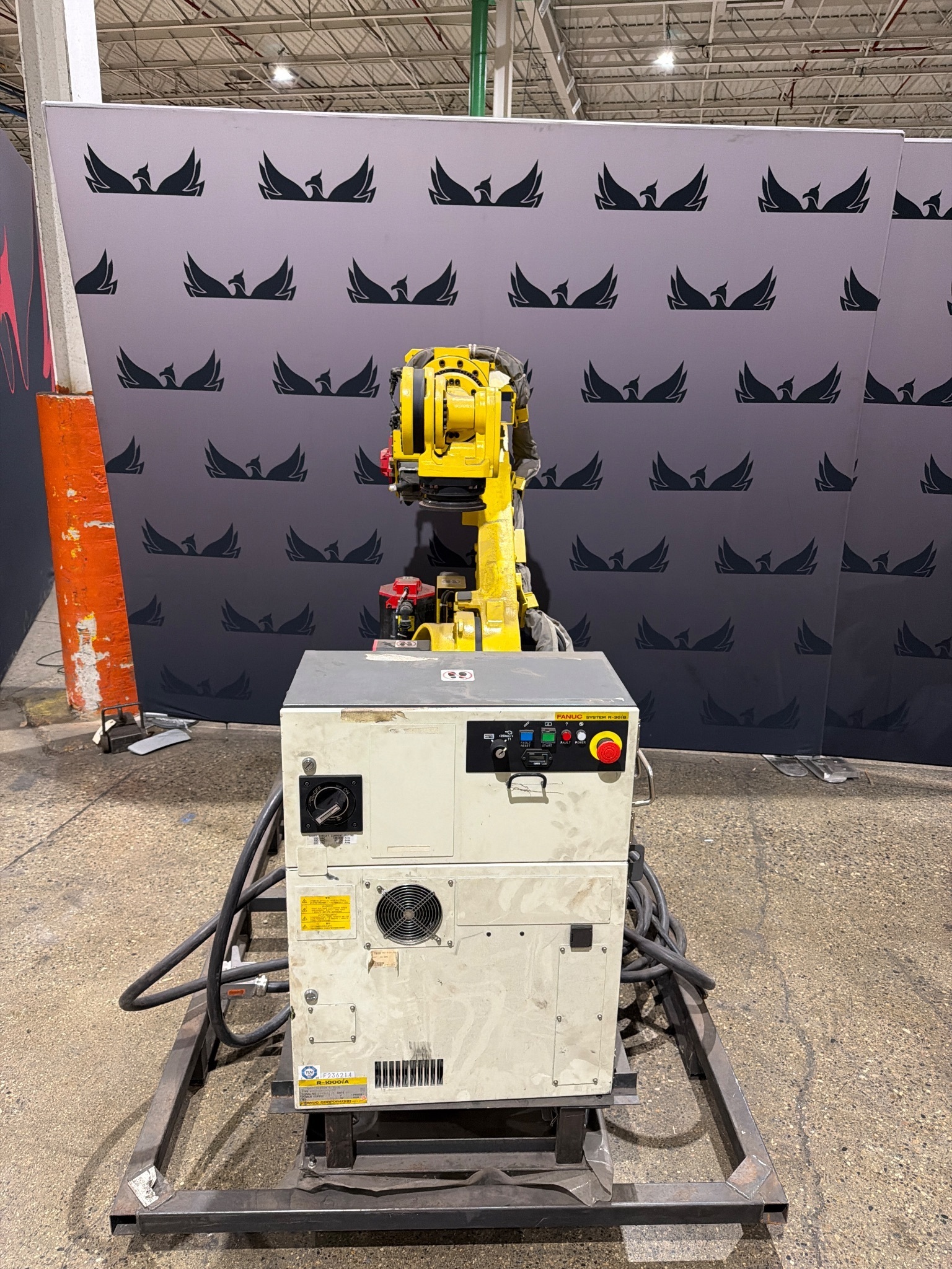 FANUC R-1000iA/100F Complete w/ R-30iB Controls USED - Missing Teach Pendant 0