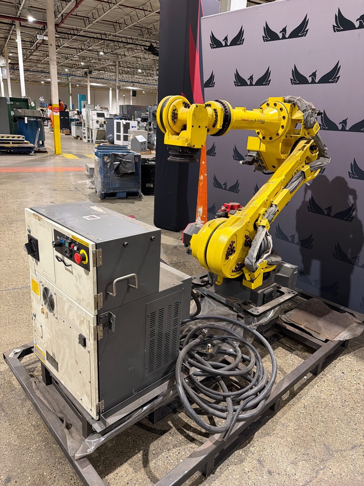 FANUC R-1000iA/100F Complete w/ R-30iB Controls USED - Missing Teach Pendant 1