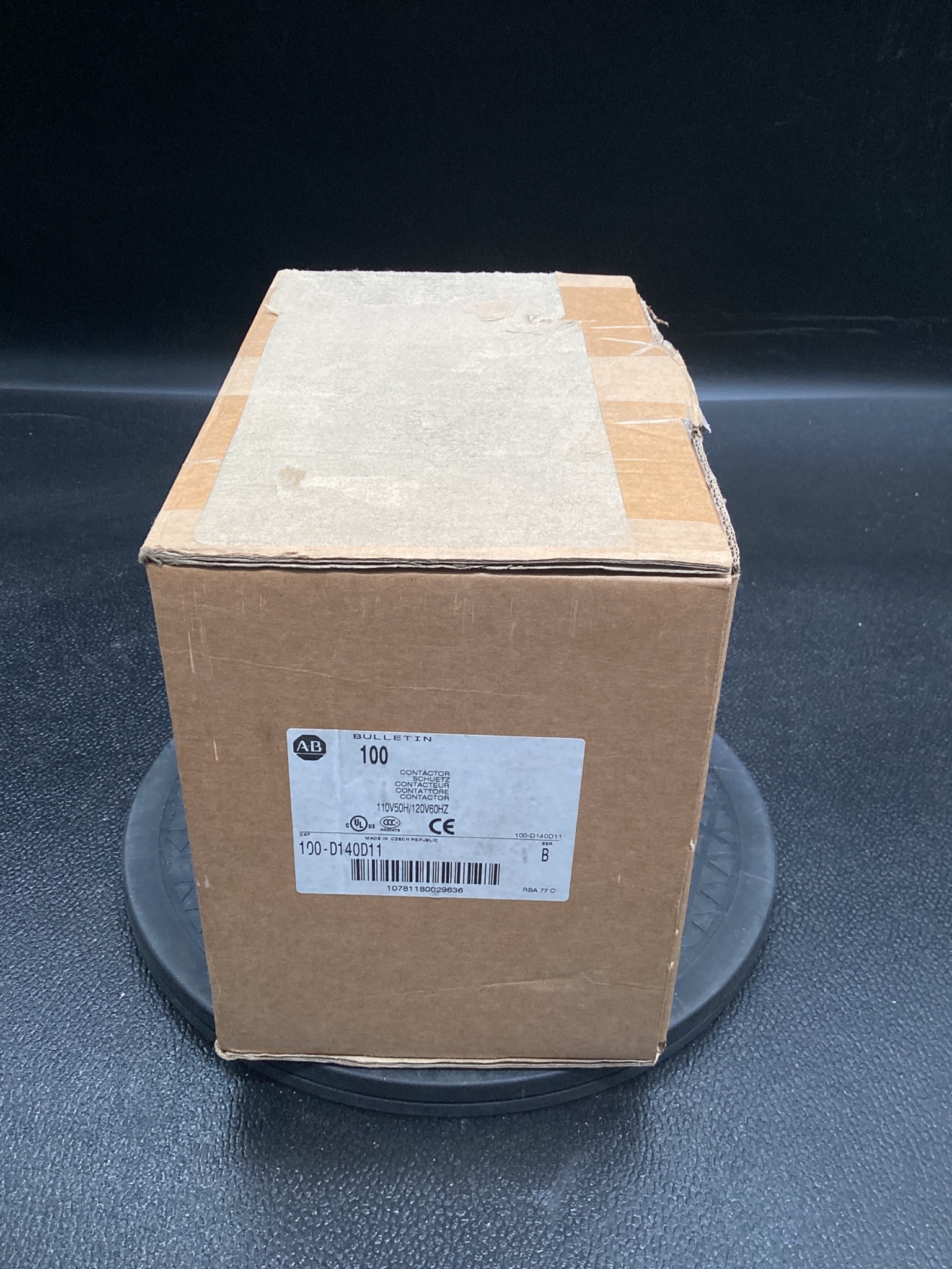 ALLEN BRADLEY 100-D140D11 Contactor 3-Pole 140A 600V Coil 120V USED 0