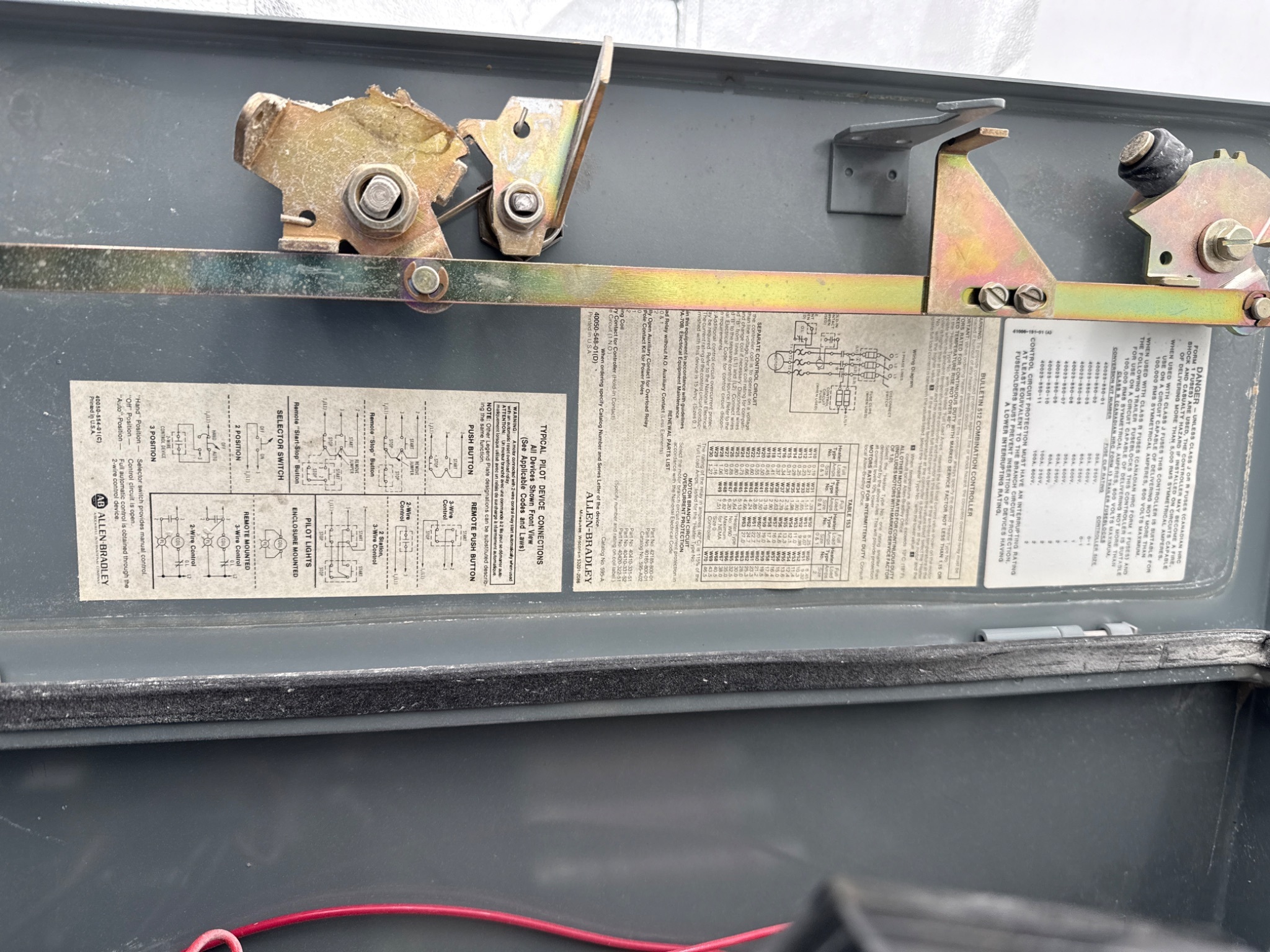 ALLEN BRADLEY 512-AJCD-24 Combination Starter Disconnect USED 6