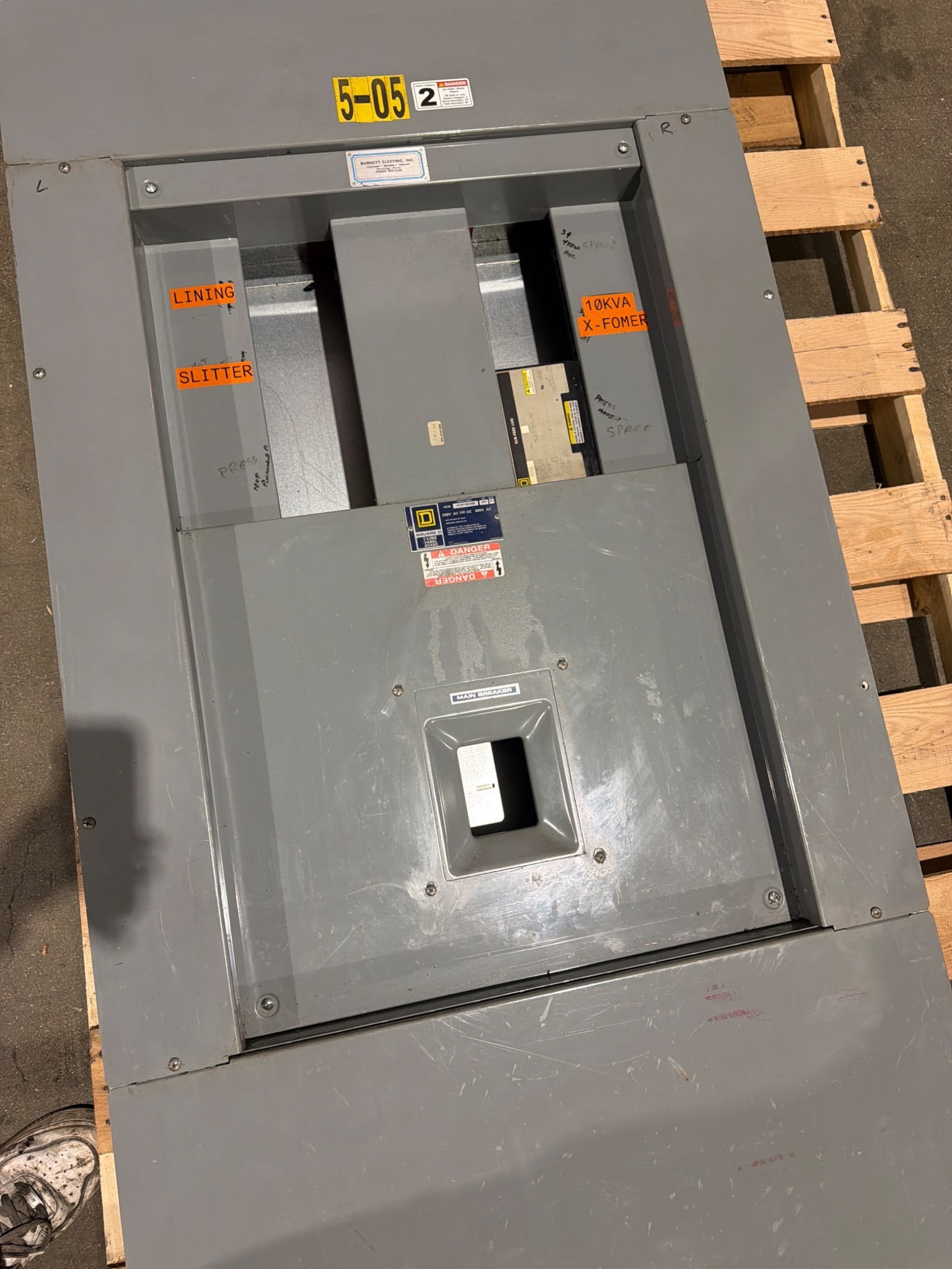 SQUARE D HCM14644M 400A I‑Line Panel Board USED 3