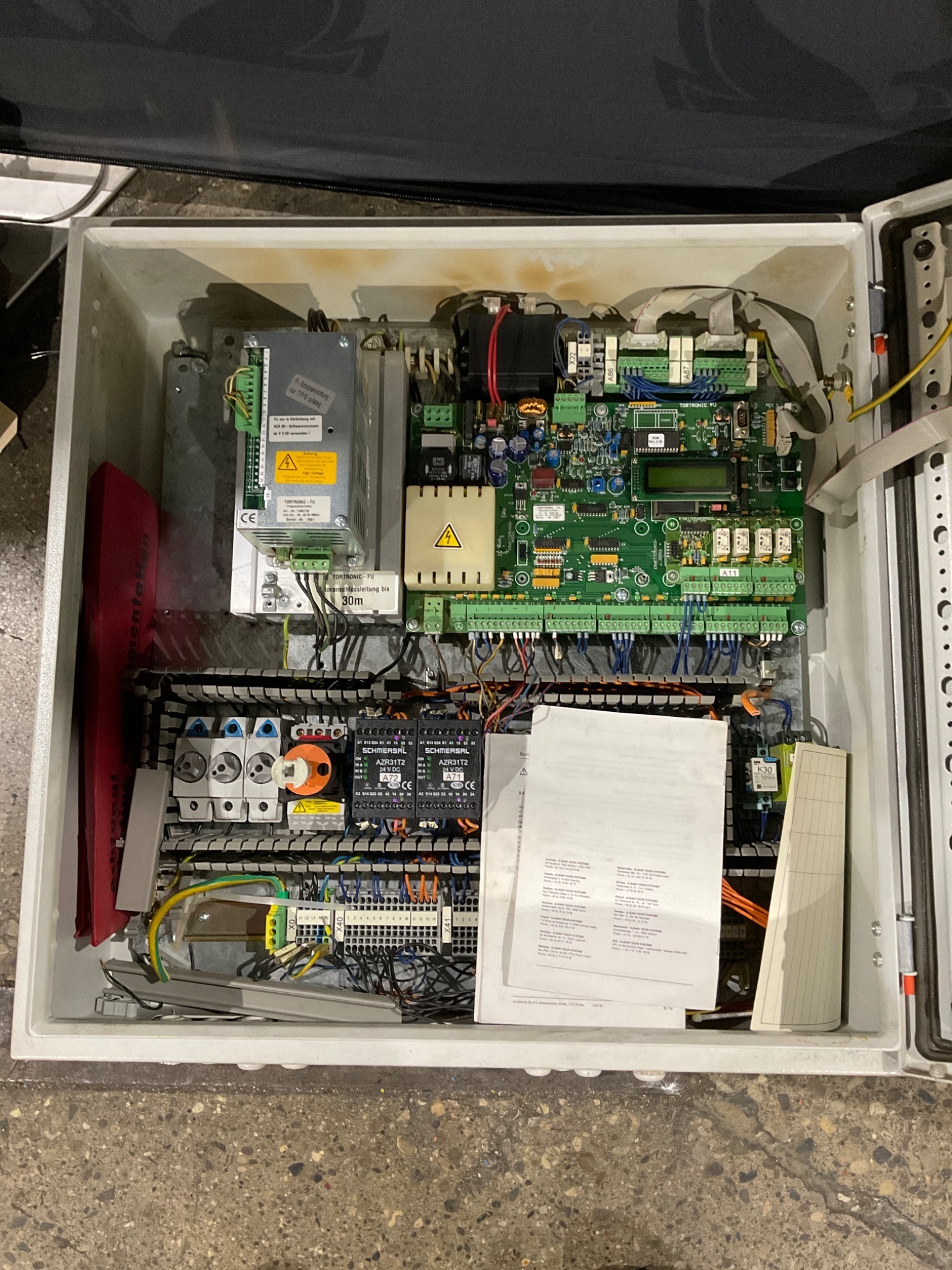 ALBANY Rapid Roll 3000 Control Panel USED 1
