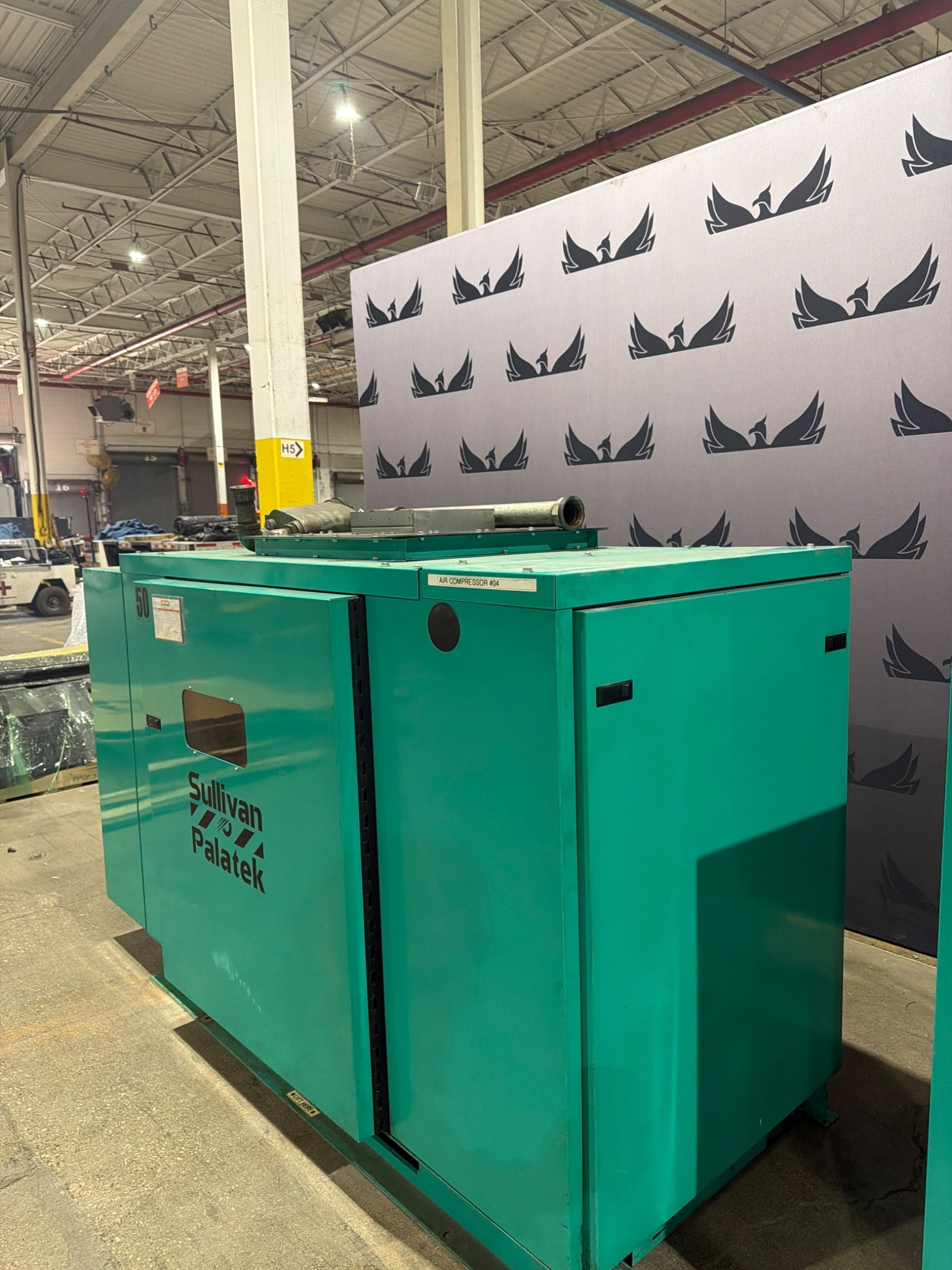SULLIVAN PALATEK 50UD Rotary Screw Compressor 50HP USED 3