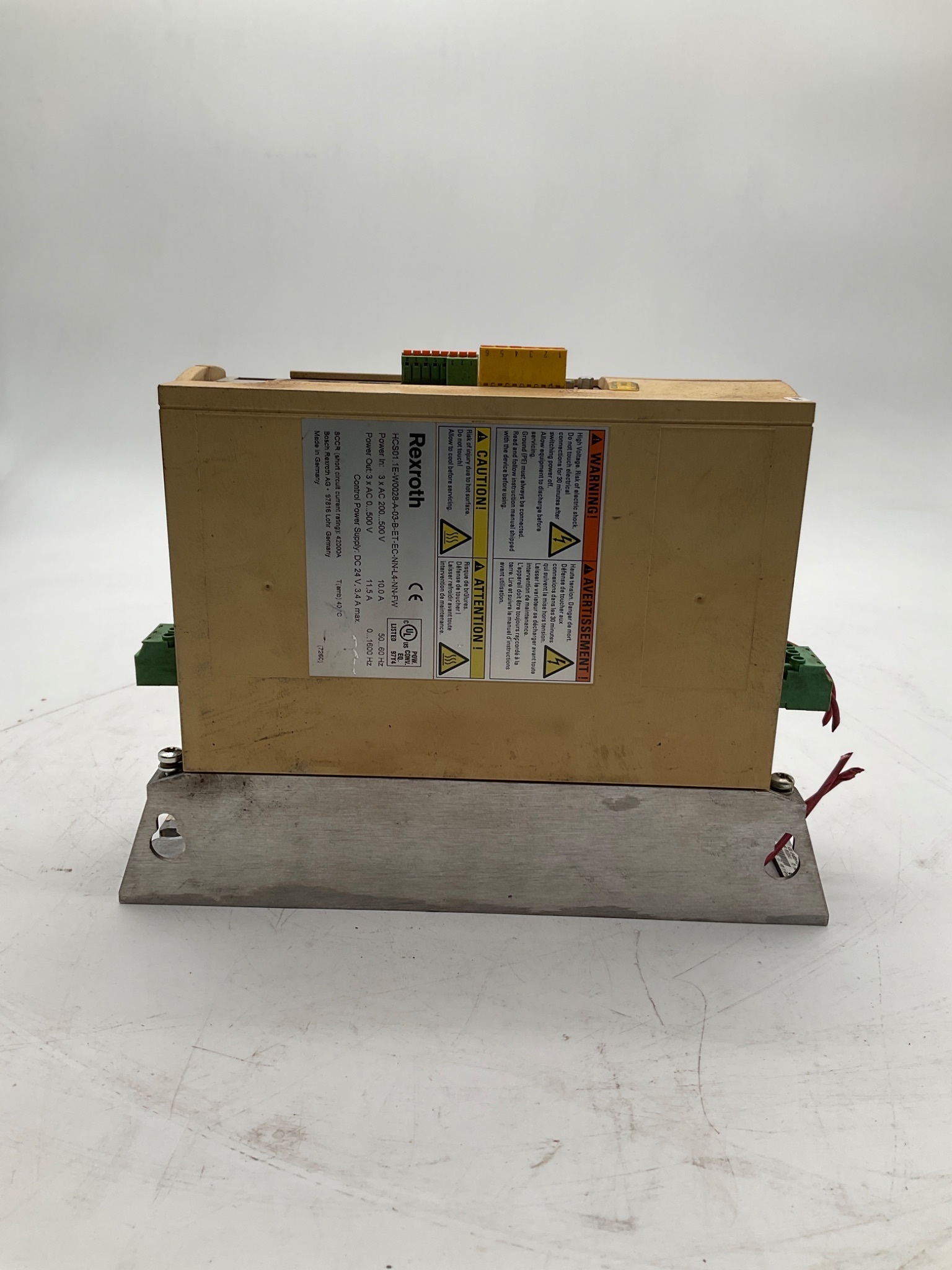 REXROTH HCS01.1E‑W0028‑A‑03‑B‑ET‑EC‑NN‑L4‑NN‑FW IndraDrive Cs Servo Drive USED 2