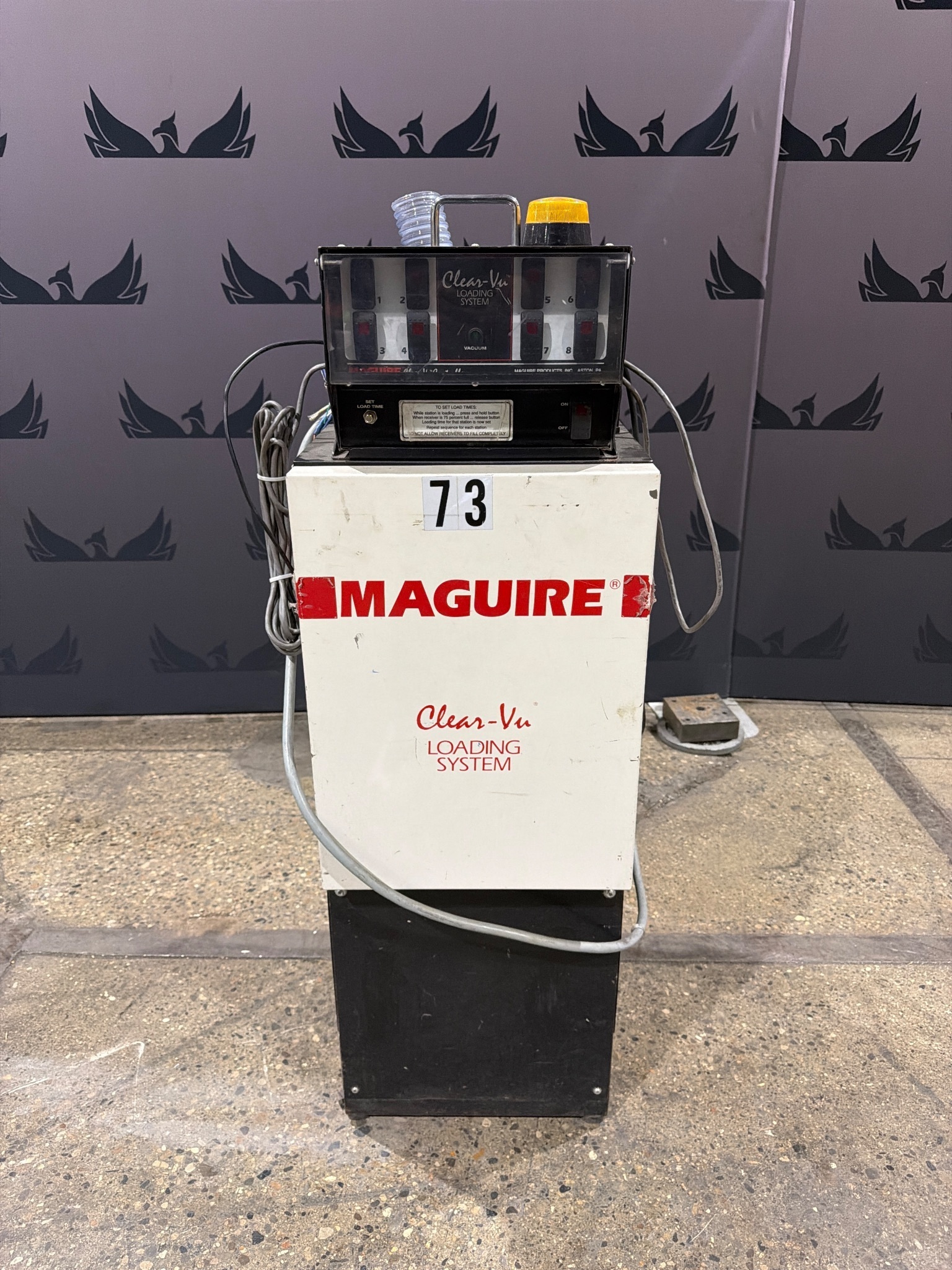 MAGUIRE MLS-580 CLEAR VU LOADING SYSTEM 5HP VACUUM LOADER USED 0