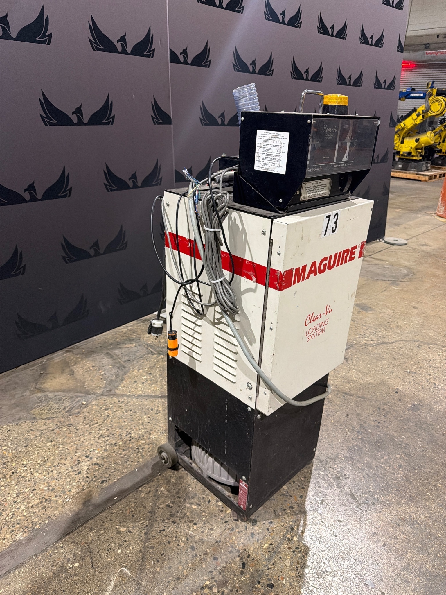 MAGUIRE MLS-580 CLEAR VU LOADING SYSTEM 5HP VACUUM LOADER USED 3