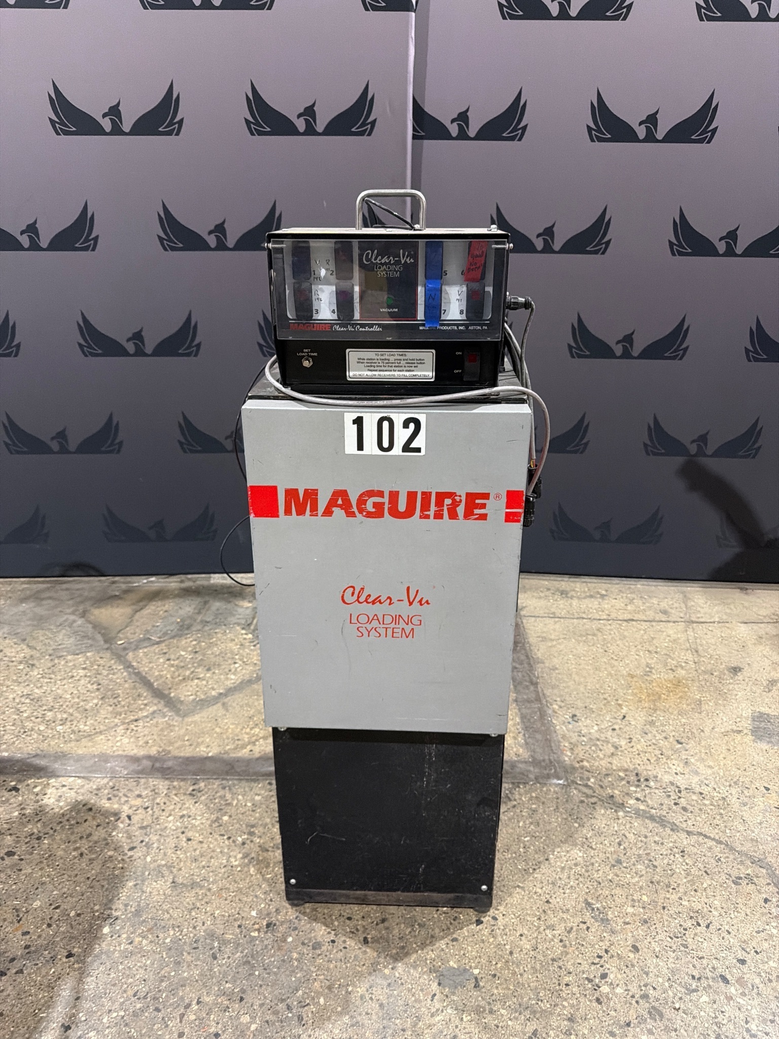 MAGUIRE MLS-580 CLEAR VU LOADING SYSTEM 5HP VACUUM LOADER USED 0