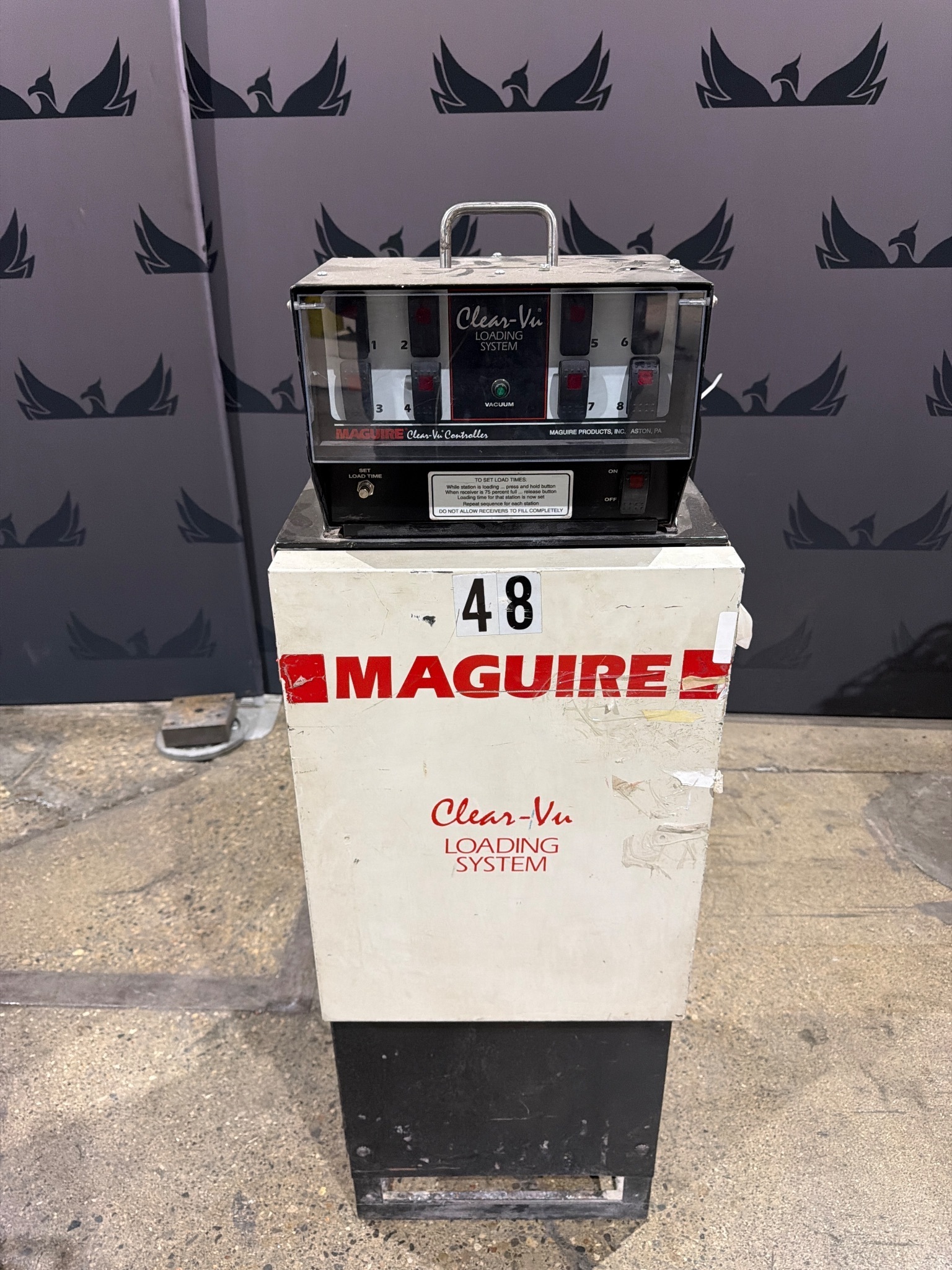 MAGUIRE MLS-580 CLEAR VU LOADING SYSTEM 5HP VACUUM LOADER USED 0