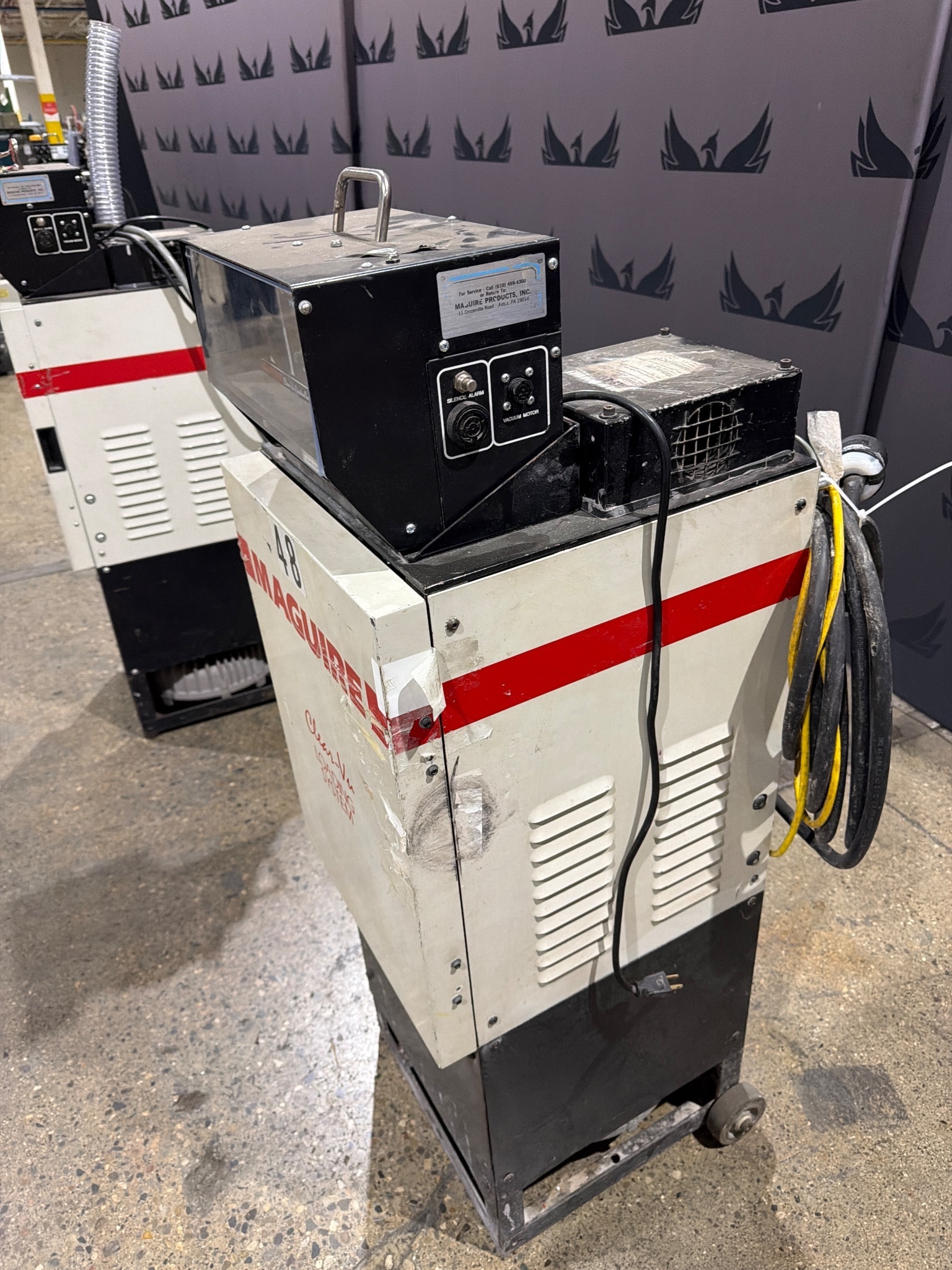 MAGUIRE MLS-580 CLEAR VU LOADING SYSTEM 5HP VACUUM LOADER USED 2