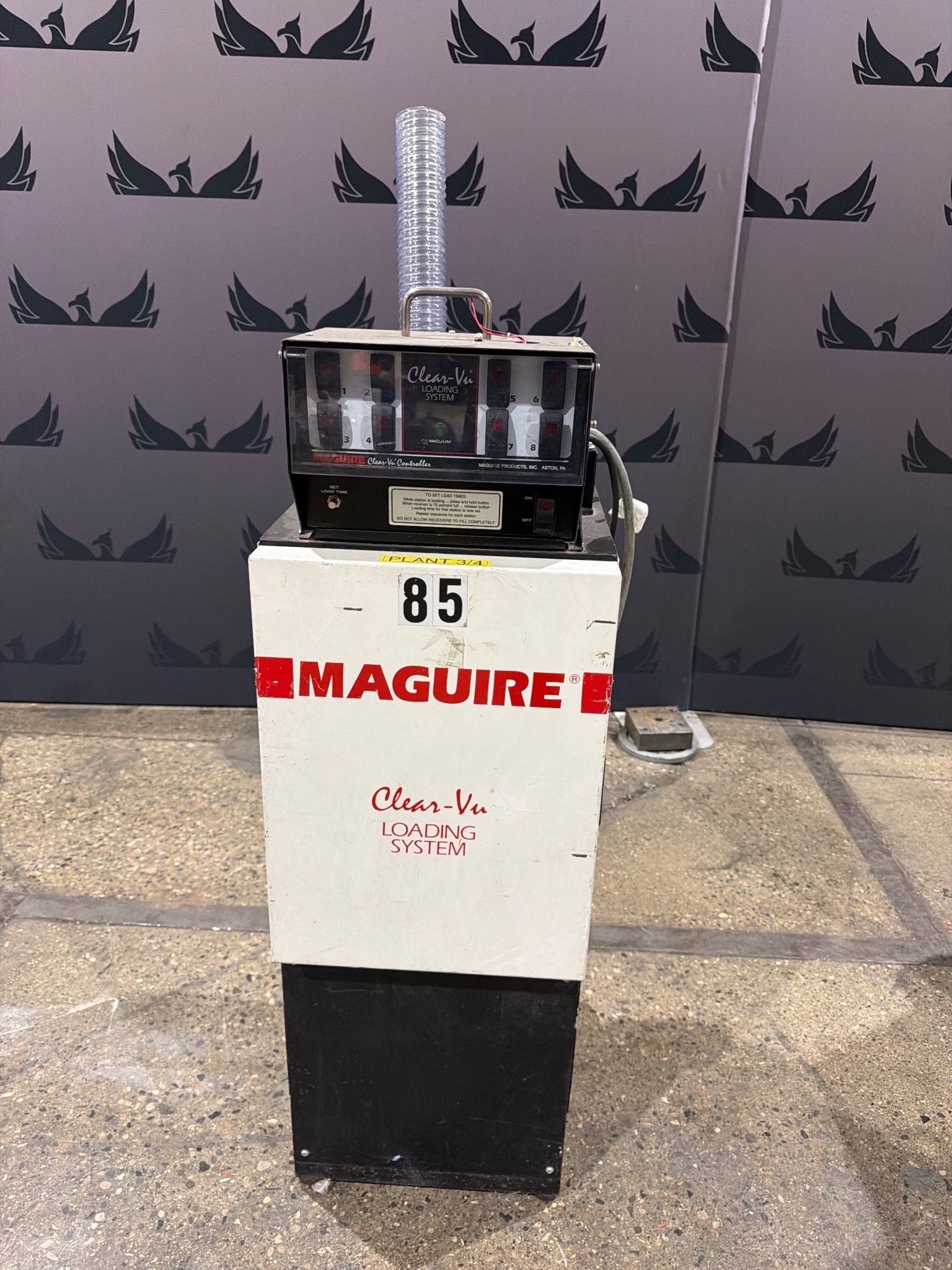MAGUIRE MLS-580 CLEAR VU LOADING SYSTEM 5HP VACUUM LOADER USED 0