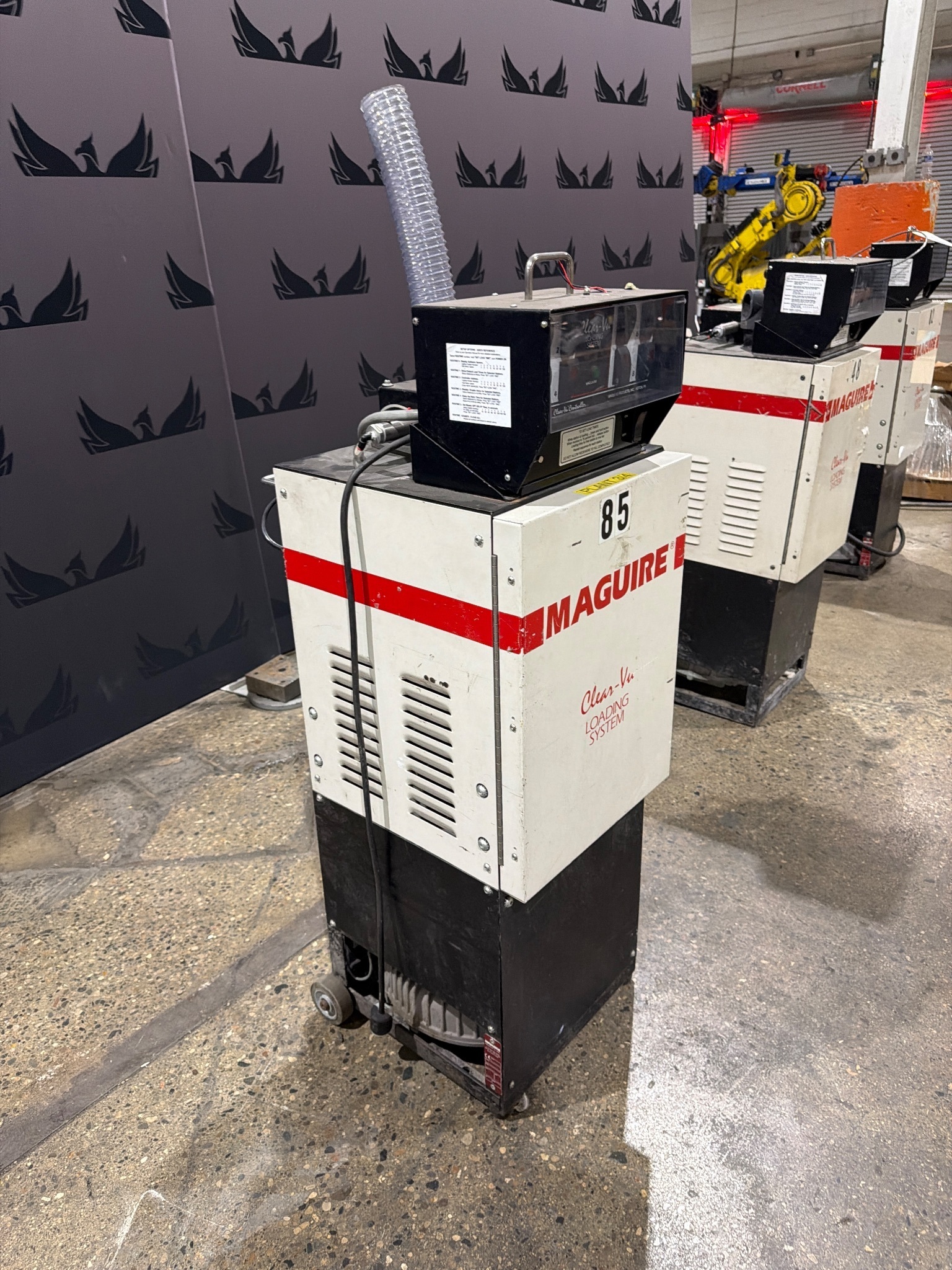 MAGUIRE MLS-580 CLEAR VU LOADING SYSTEM 5HP VACUUM LOADER USED 1