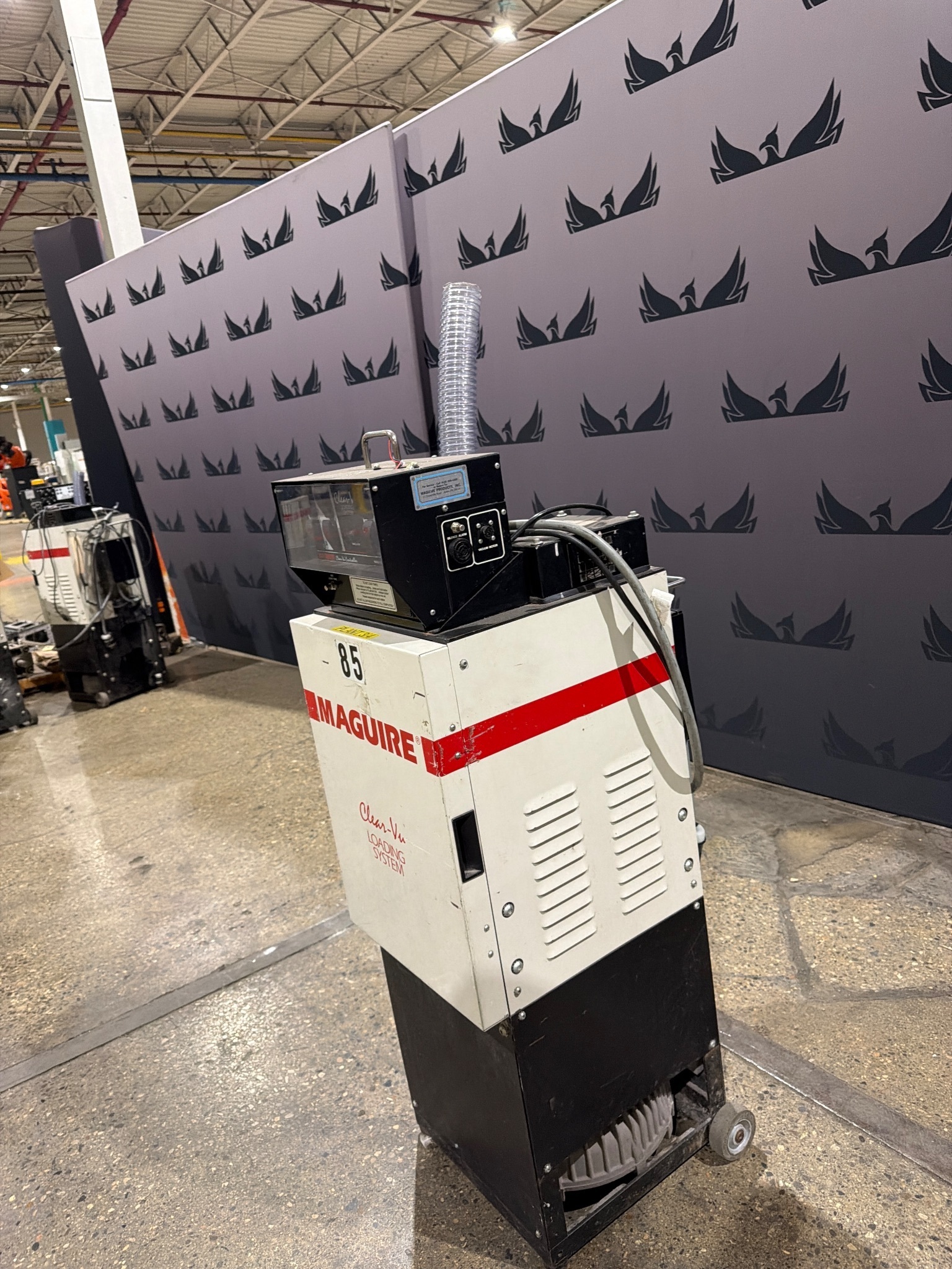 MAGUIRE MLS-580 CLEAR VU LOADING SYSTEM 5HP VACUUM LOADER USED 2