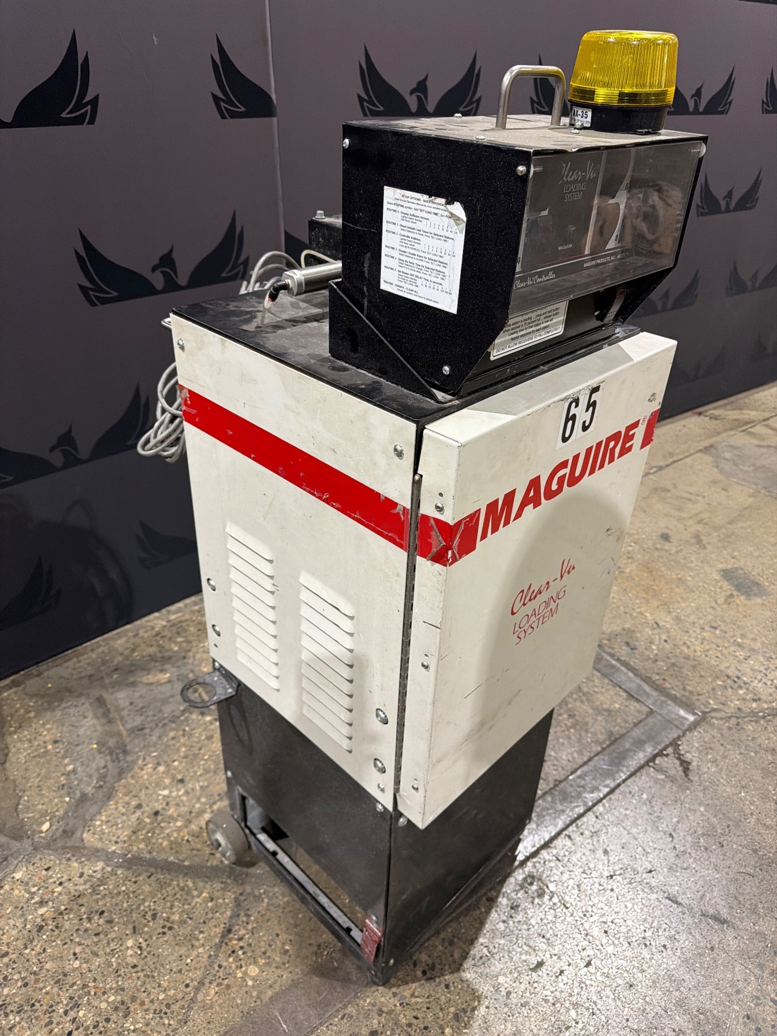 MAGUIRE MLS-2 CLEAR VU LOADING SYSTEM 2.5HP VACUUM LOADER USED 1