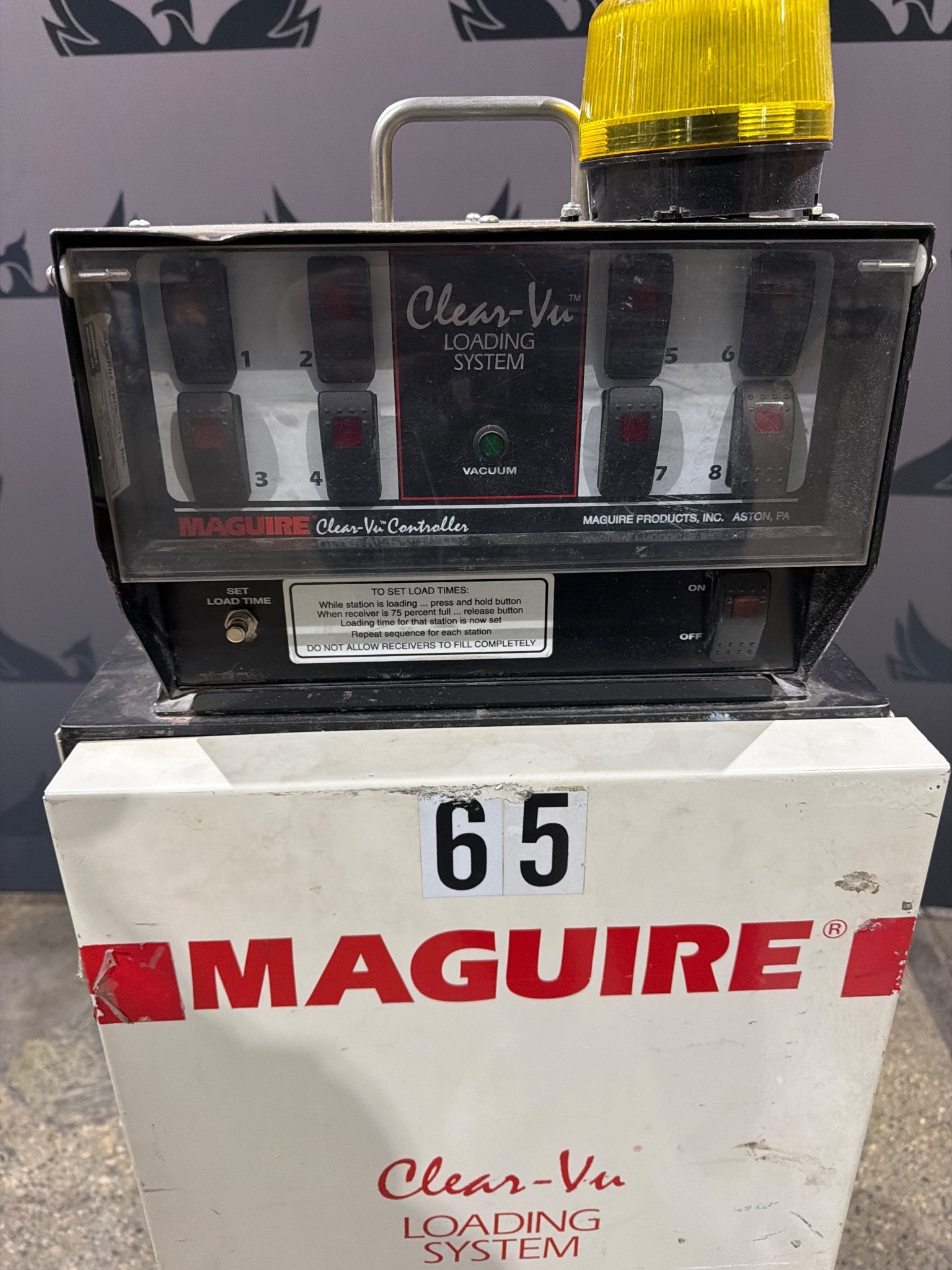 MAGUIRE MLS-2 CLEAR VU LOADING SYSTEM 2.5HP VACUUM LOADER USED 4