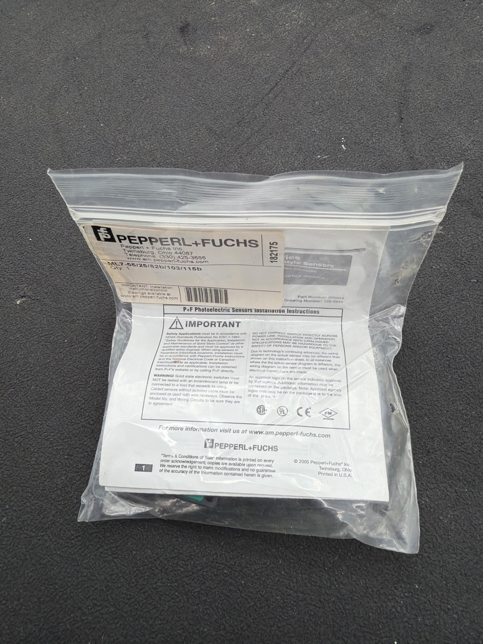 PEPPERL+FUCHS ML7-55/25/82b/103/115b Photoelectric Sensor NEW 2