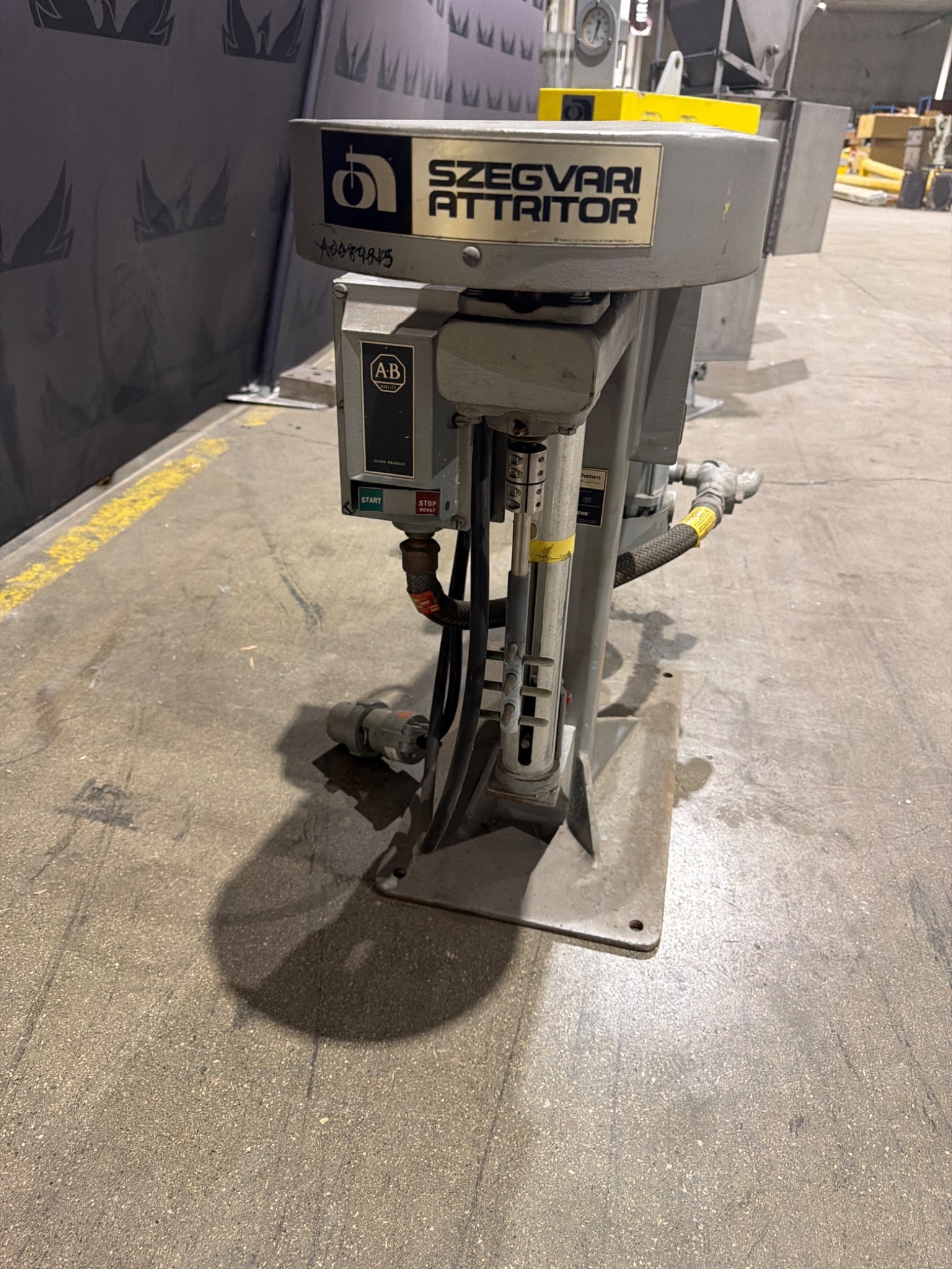 UNION PROCESS Type B Size 01HD Szegvari Attritor System USED 5