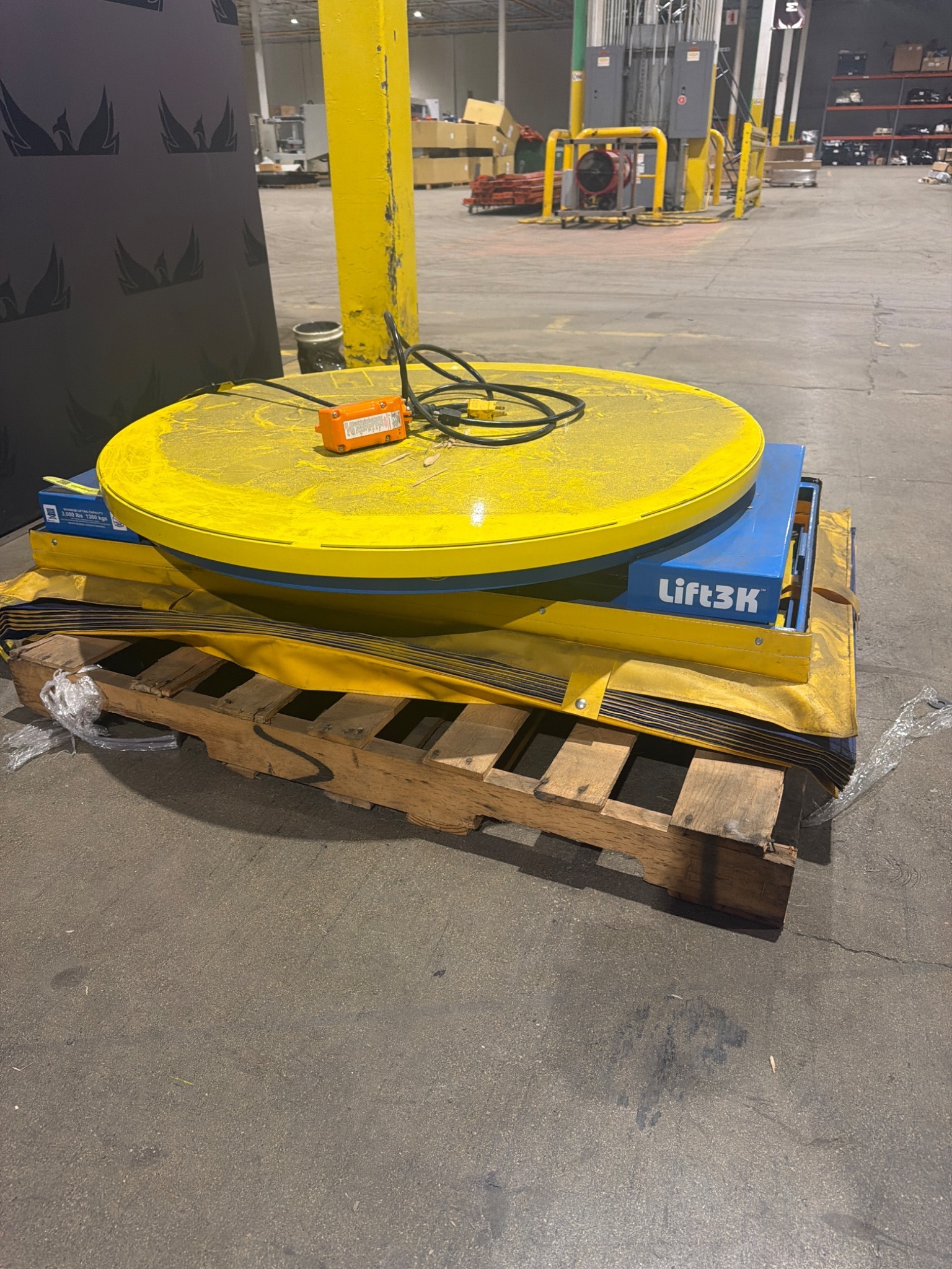 BISHAMON OPTIMUS L3K‑TT Pallet Positioner USED 1