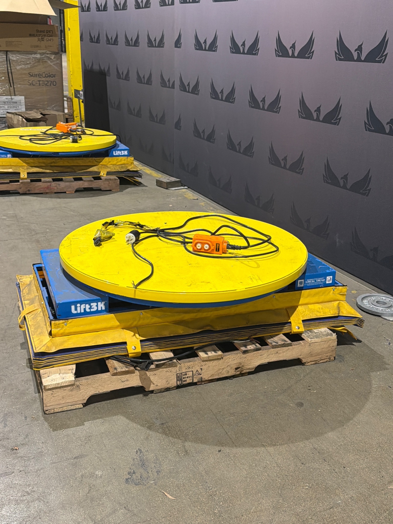 BISHAMON OPTIMUS L3K‑TT Pallet Positioner USED 2