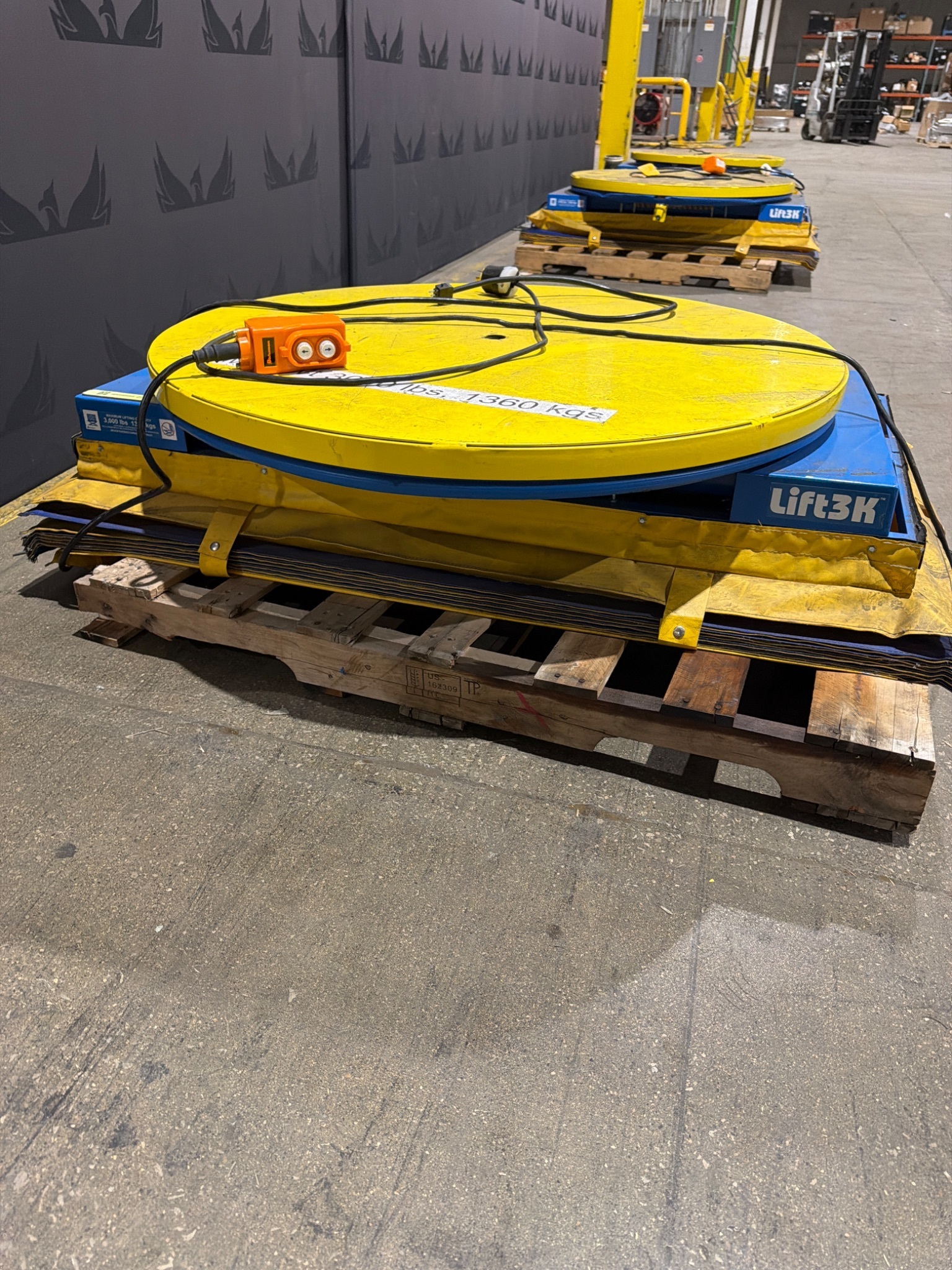 BISHAMON OPTIMUS L3K‑TT Pallet Positioner USED 1
