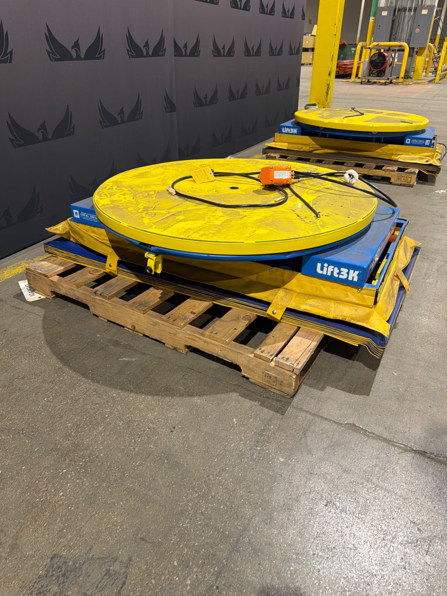 BISHAMON OPTIMUS L3K‑TT Pallet Positioner USED 1