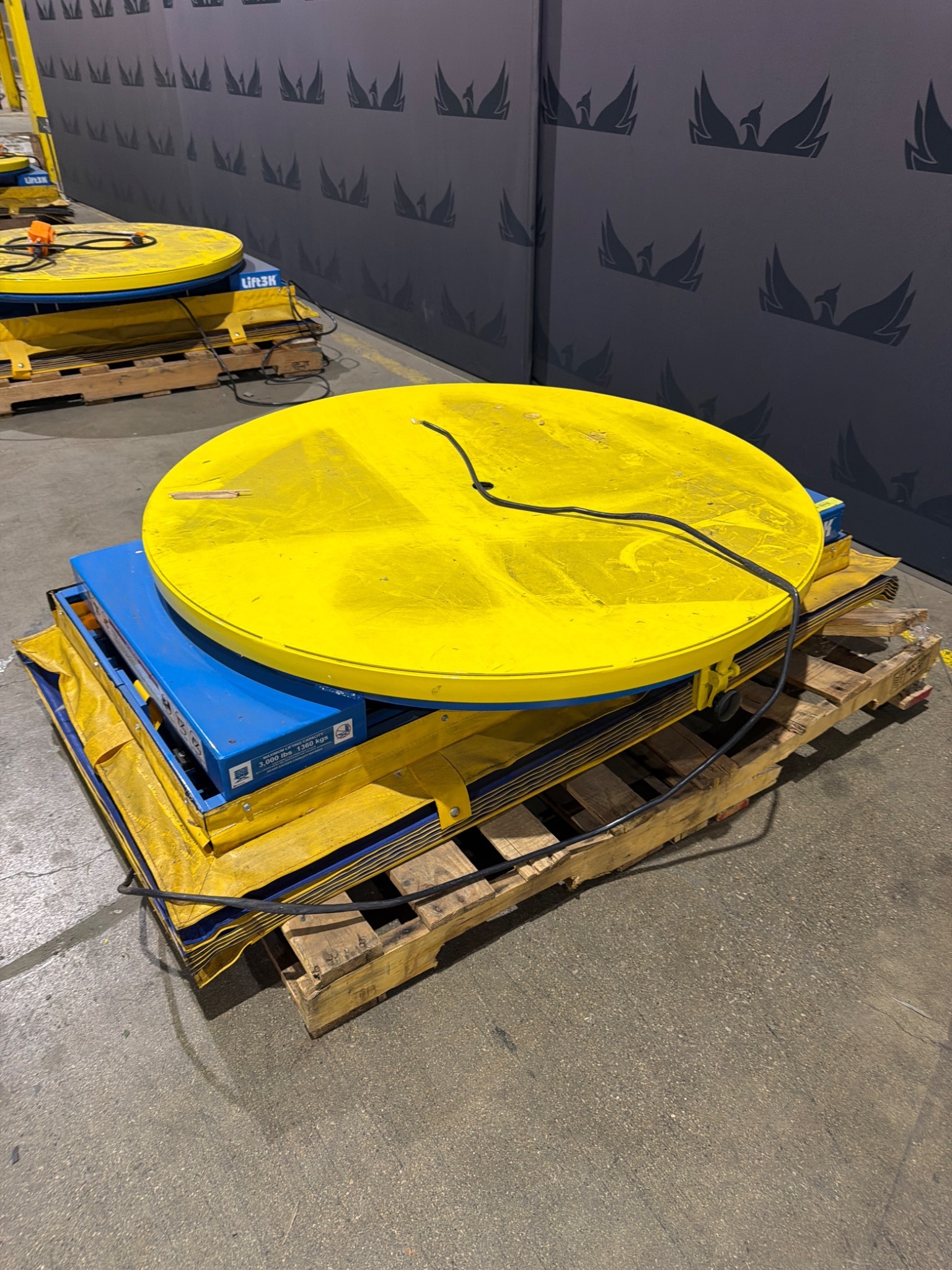 BISHAMON OPTIMUS L3K‑TT Pallet Positioner USED 1