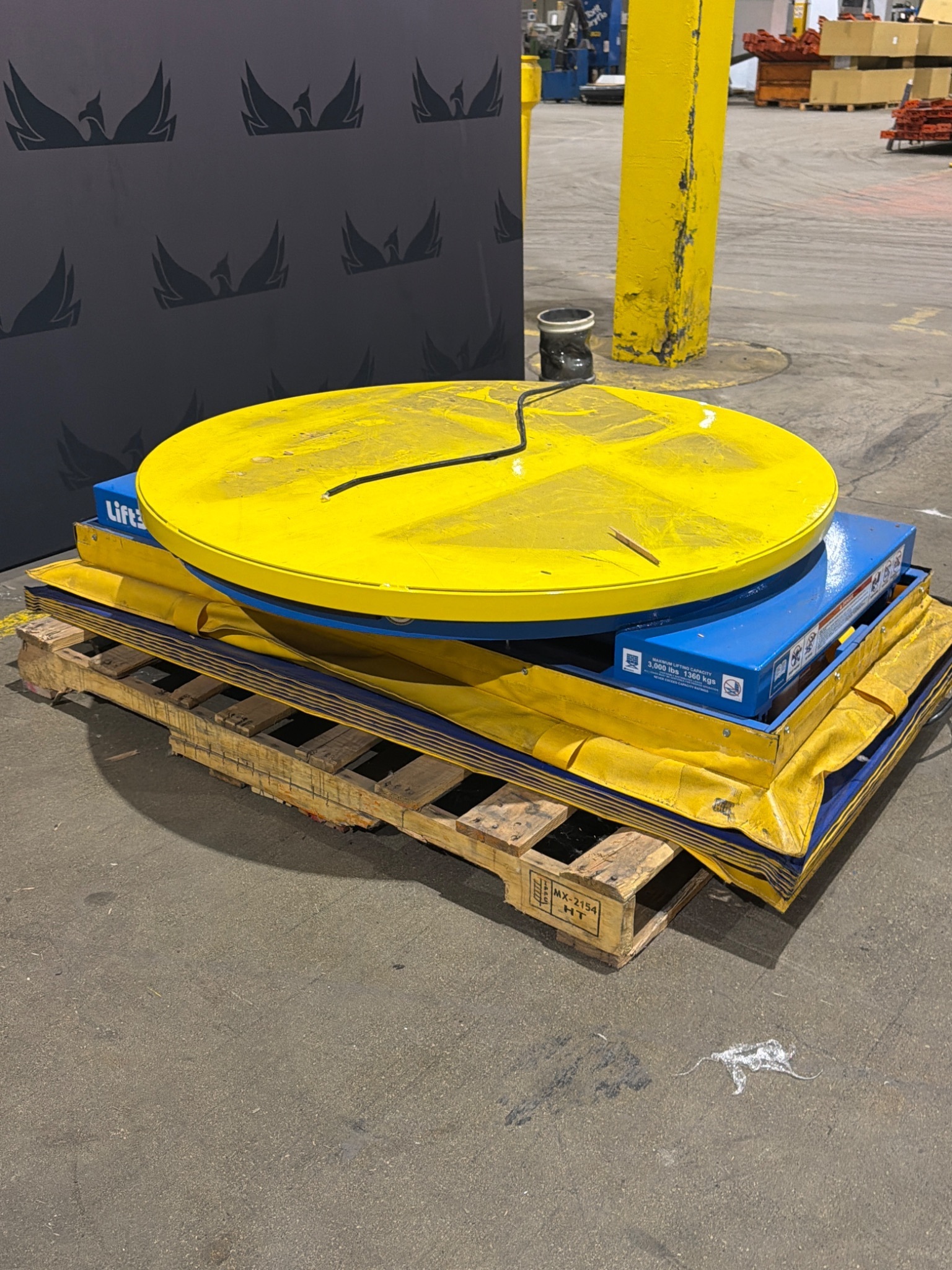 BISHAMON OPTIMUS L3K‑TT Pallet Positioner USED 2
