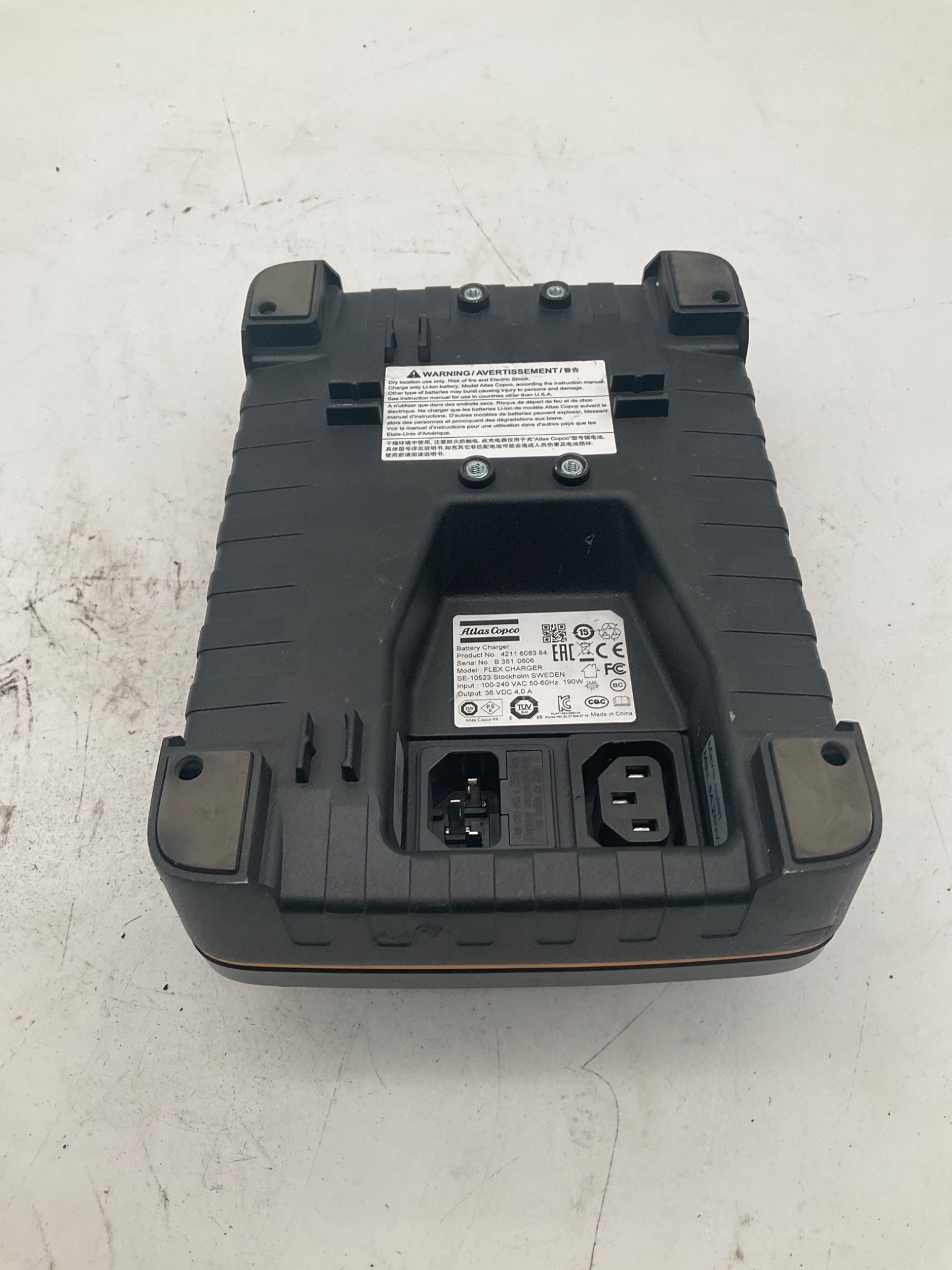 ATLAS COPCO 4211 6083 84 FLEX Battery Charger USED 3