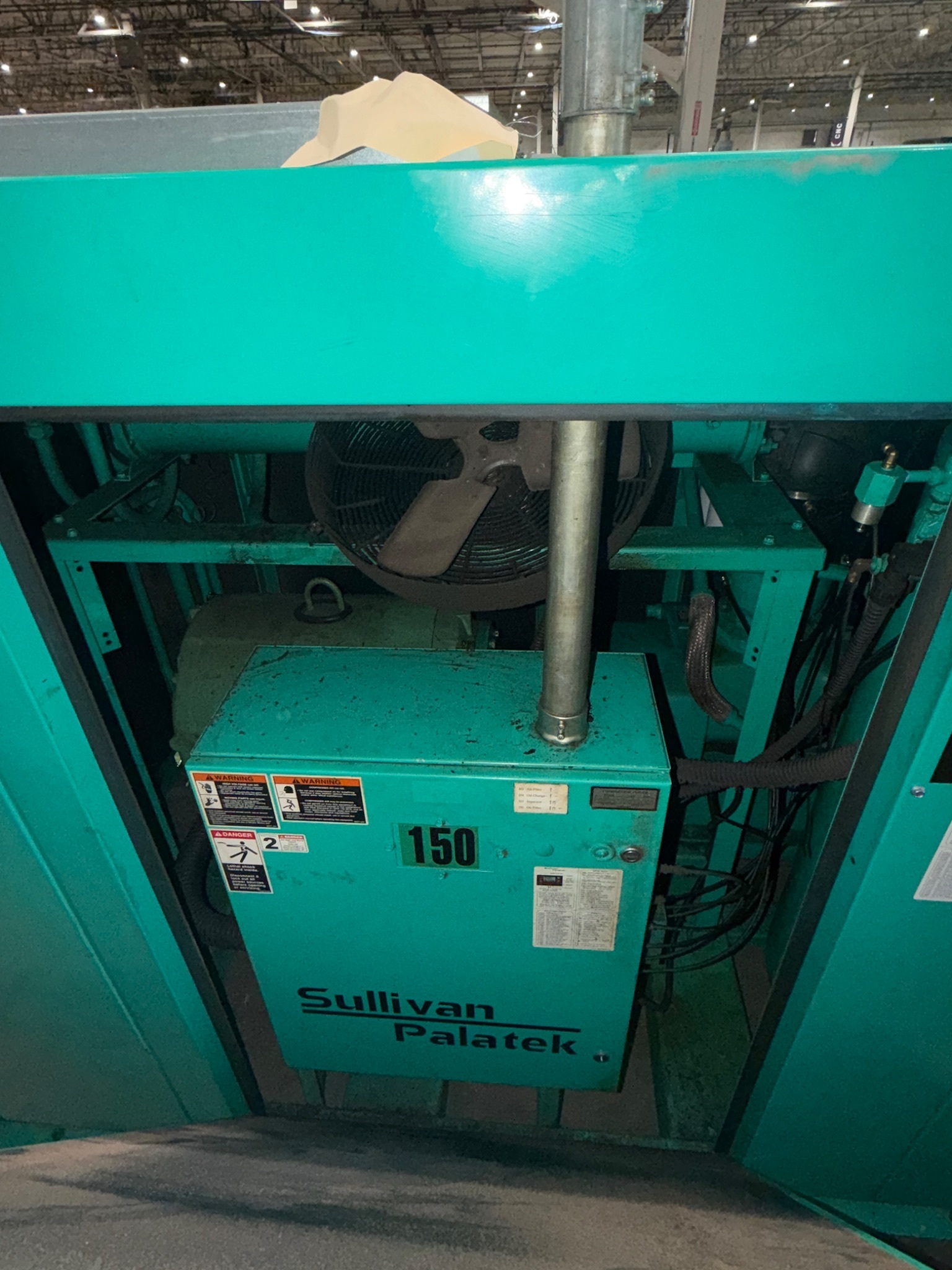 SULLIVAN PALATEK 150UD Rotary Screw Compressor 150HP USED x 6
