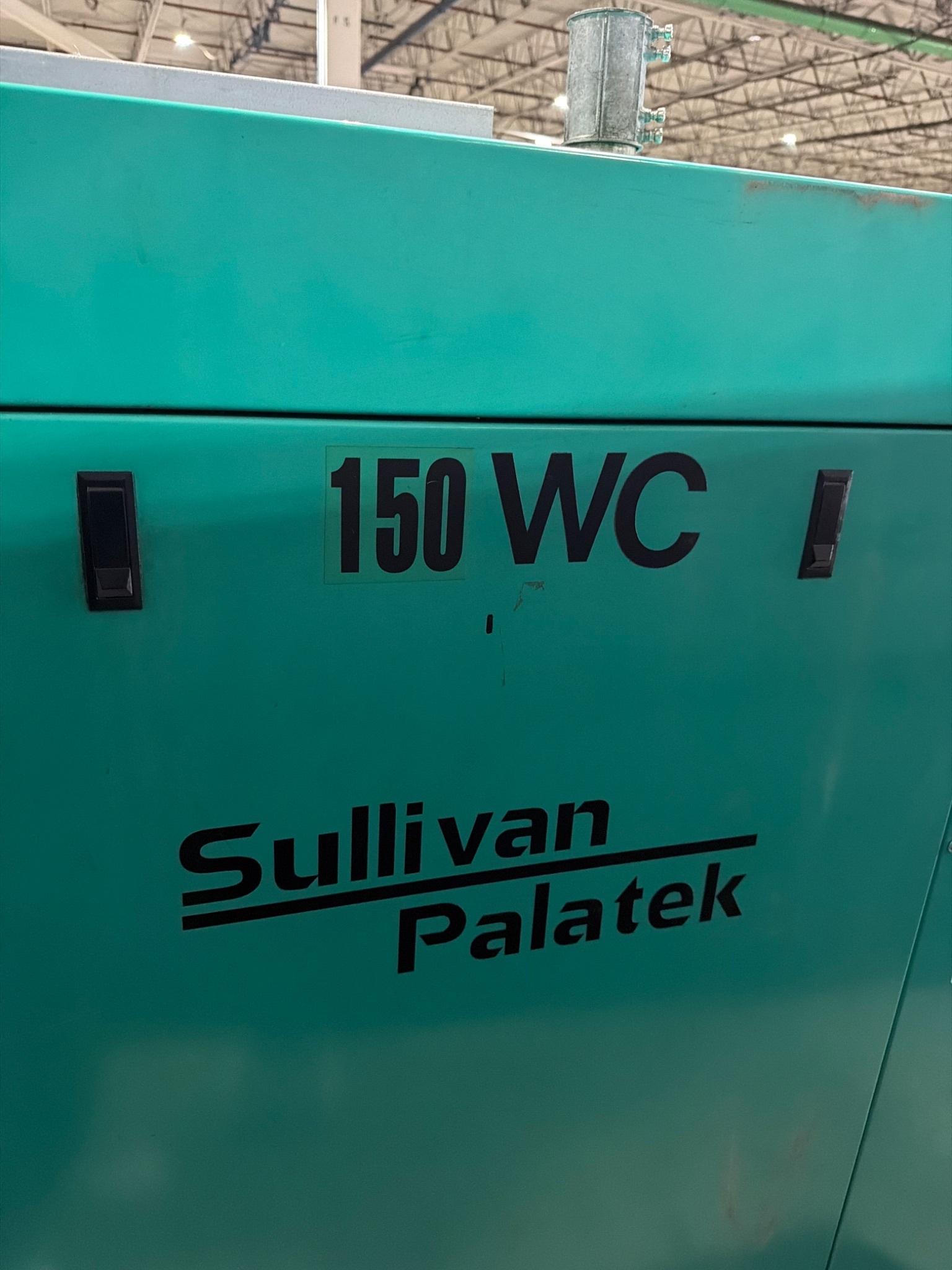 SULLIVAN PALATEK 150UD Rotary Screw Compressor 150HP USED 1