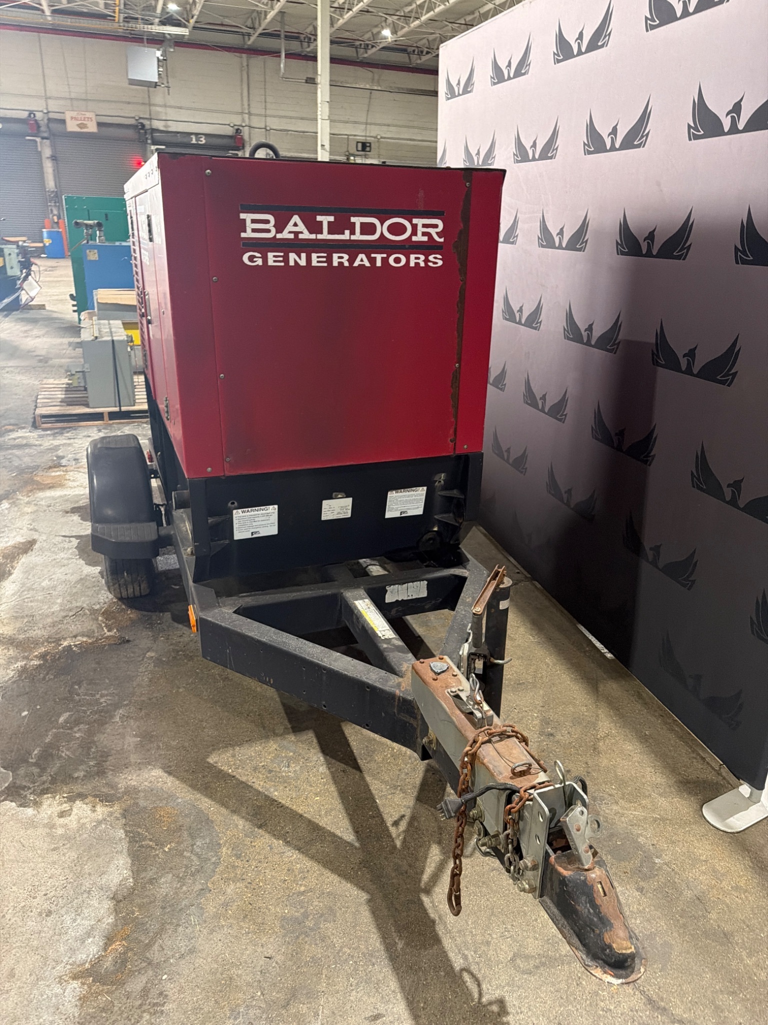 2006 BALDOR TS35 70 Gal. Towable Diesel Generator USED 1