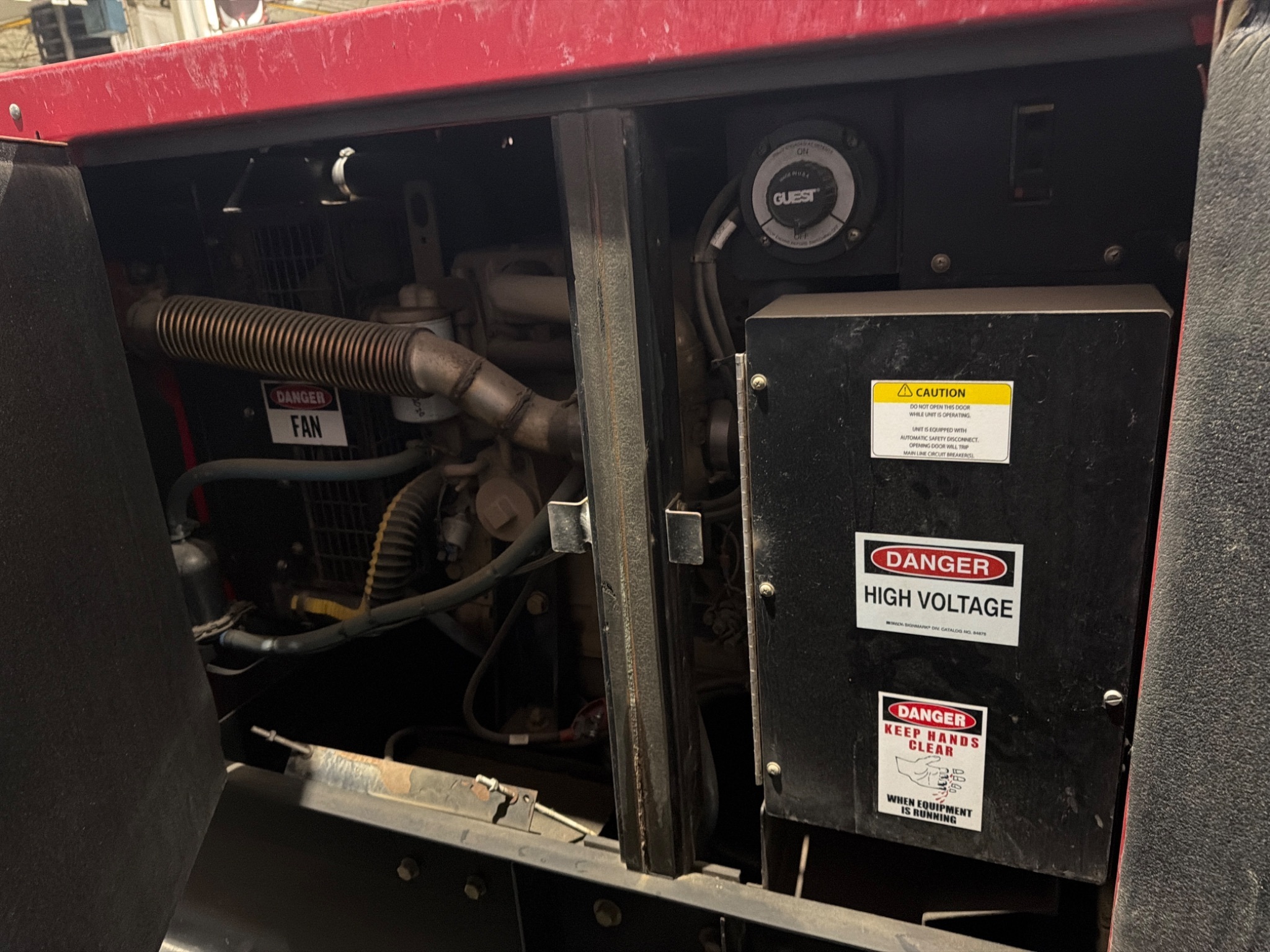 2006 BALDOR TS35 70 Gal. Towable Diesel Generator USED 5