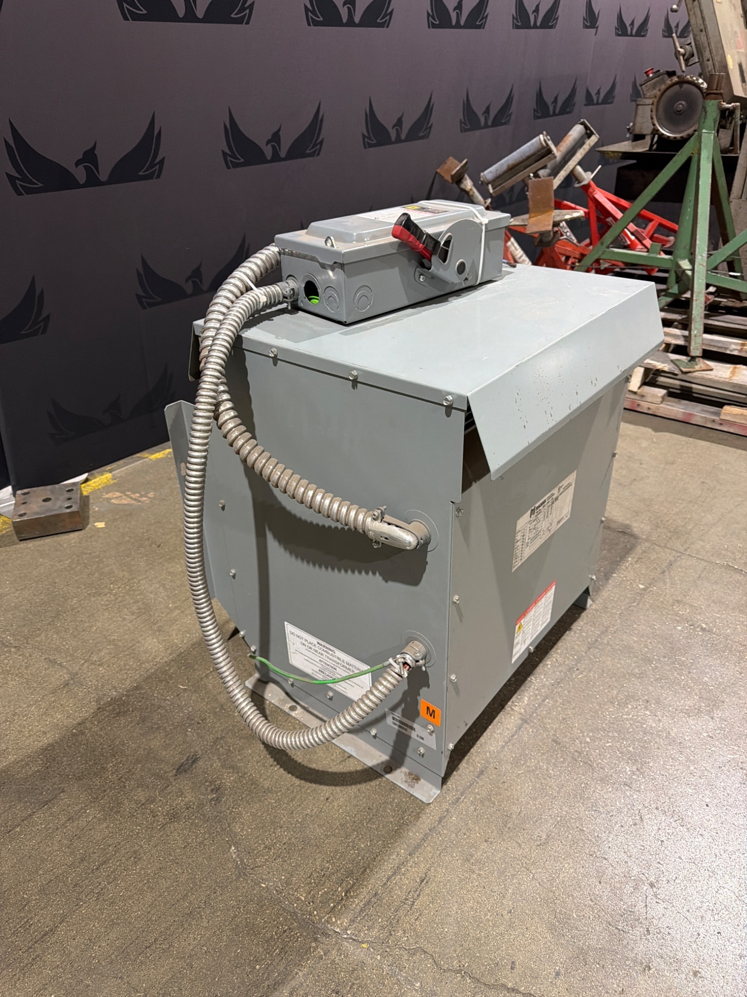 MADDOX MIT‑DRY‑132 30 kVA Industrial Transformer 480Y/277V - 208V USED 1