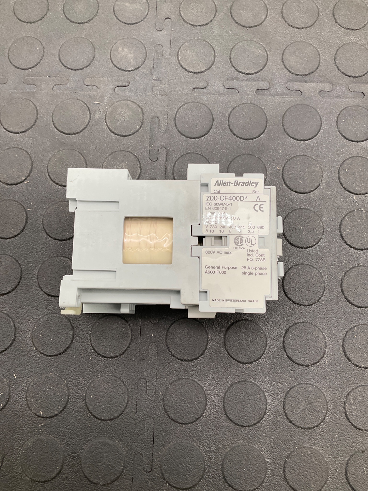 ALLEN BRADLEY 700‑CF400DJ 24VDC 4‑Pole Control Relay NEW 4