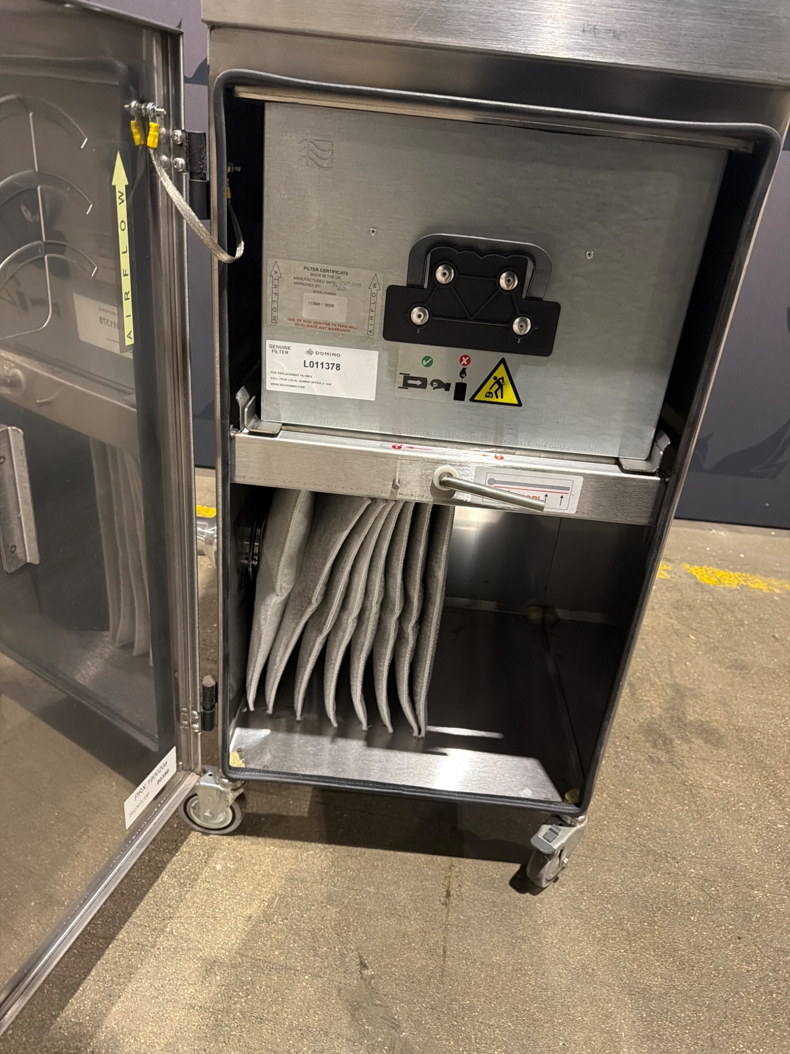 DOMINO PUREX DPX1000 Digital Laser Fume Extractor USED 4